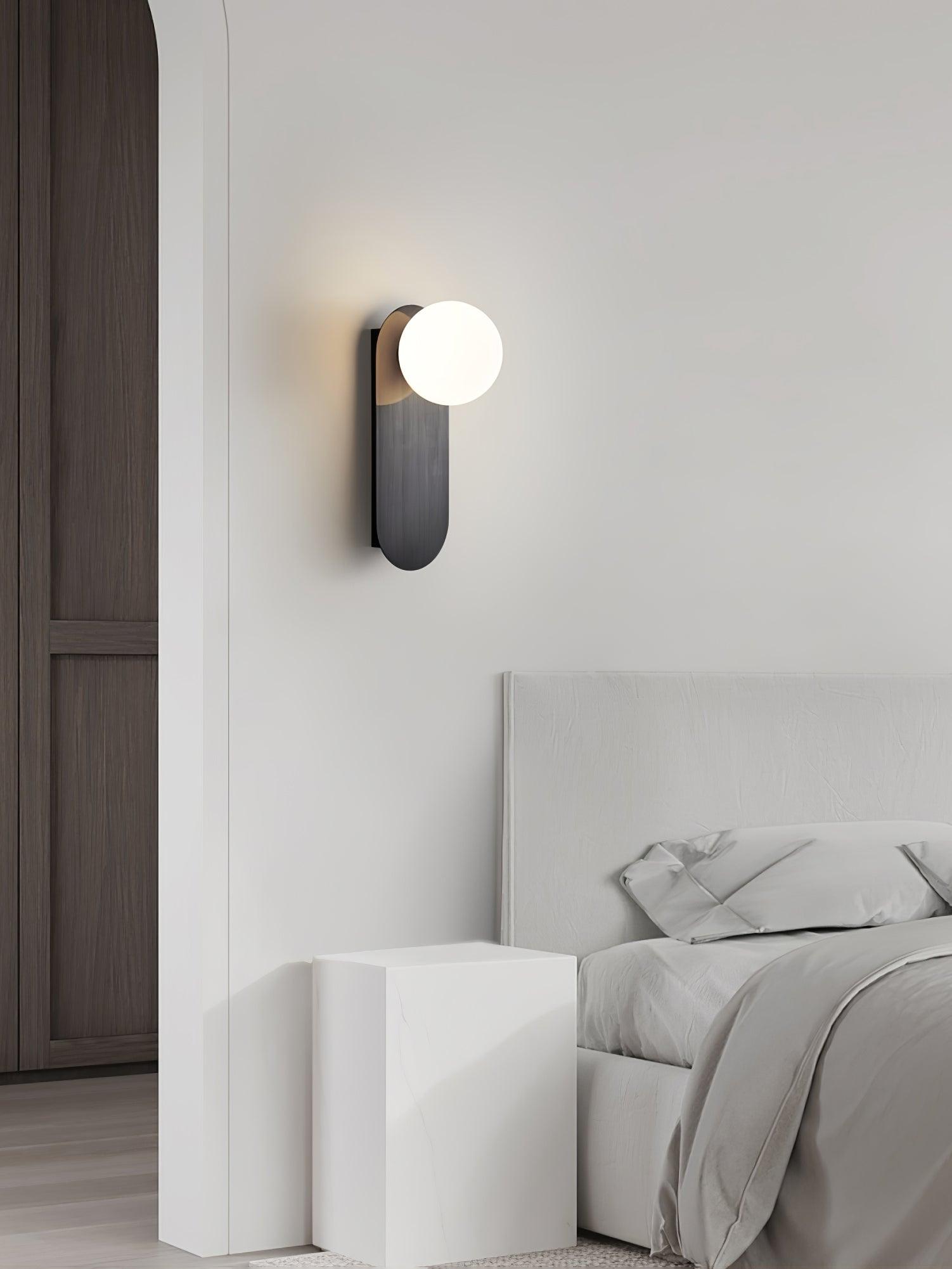 Flat Base Globe Sconce - Blowlighting