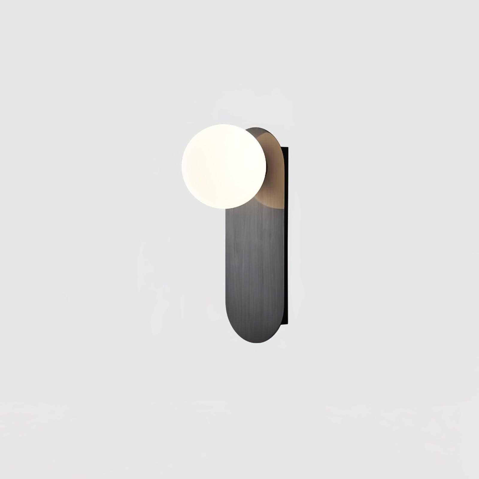 Flat Base Globe Sconce - Blowlighting