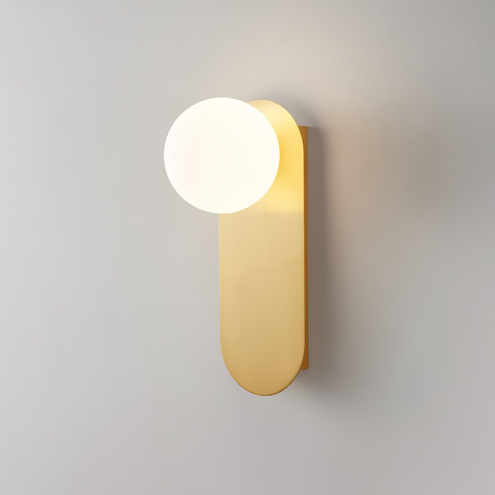 Flat Base Globe Sconce - Blowlighting