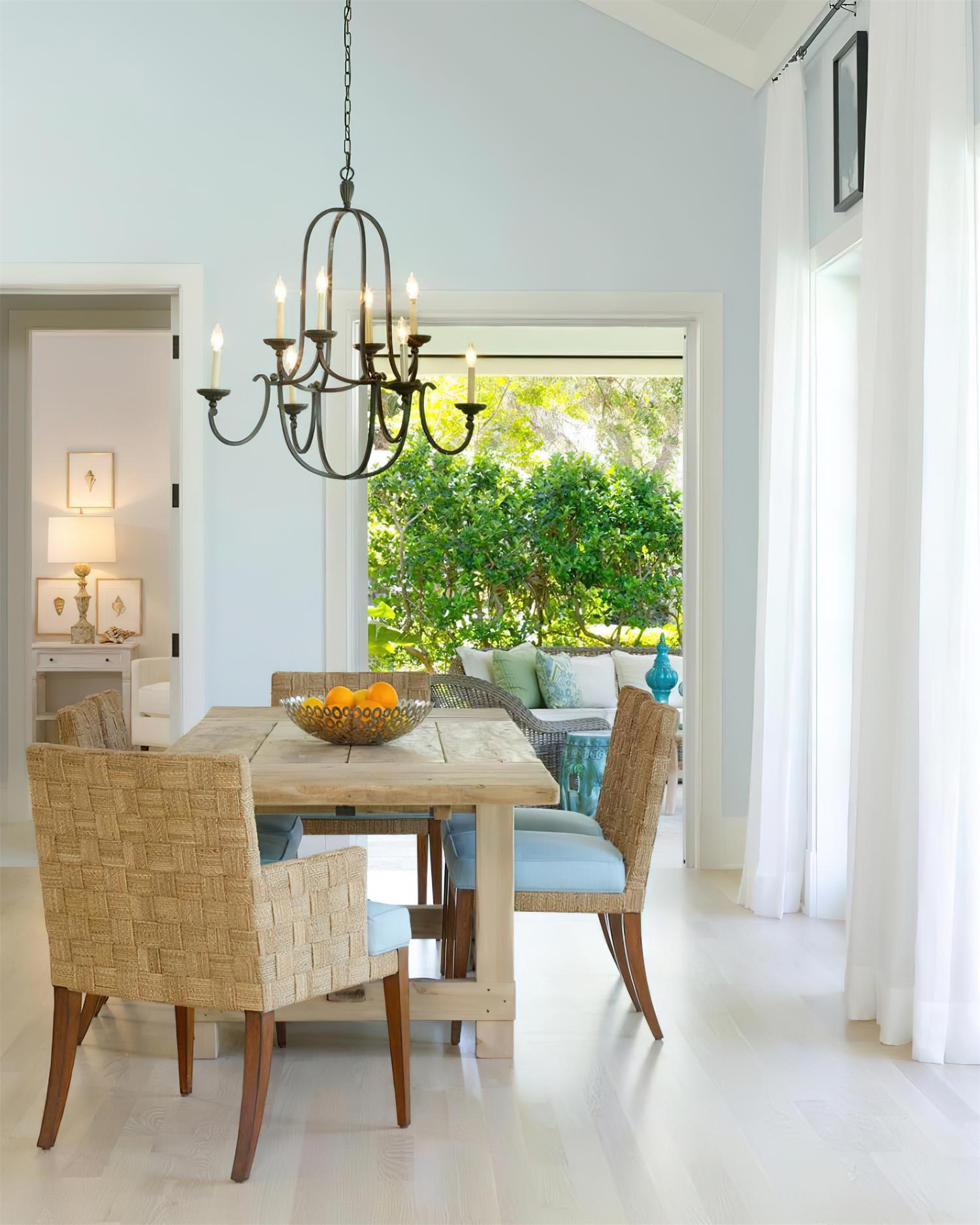 Flemish Chandelier Curved Iron Elegance - Letslighting