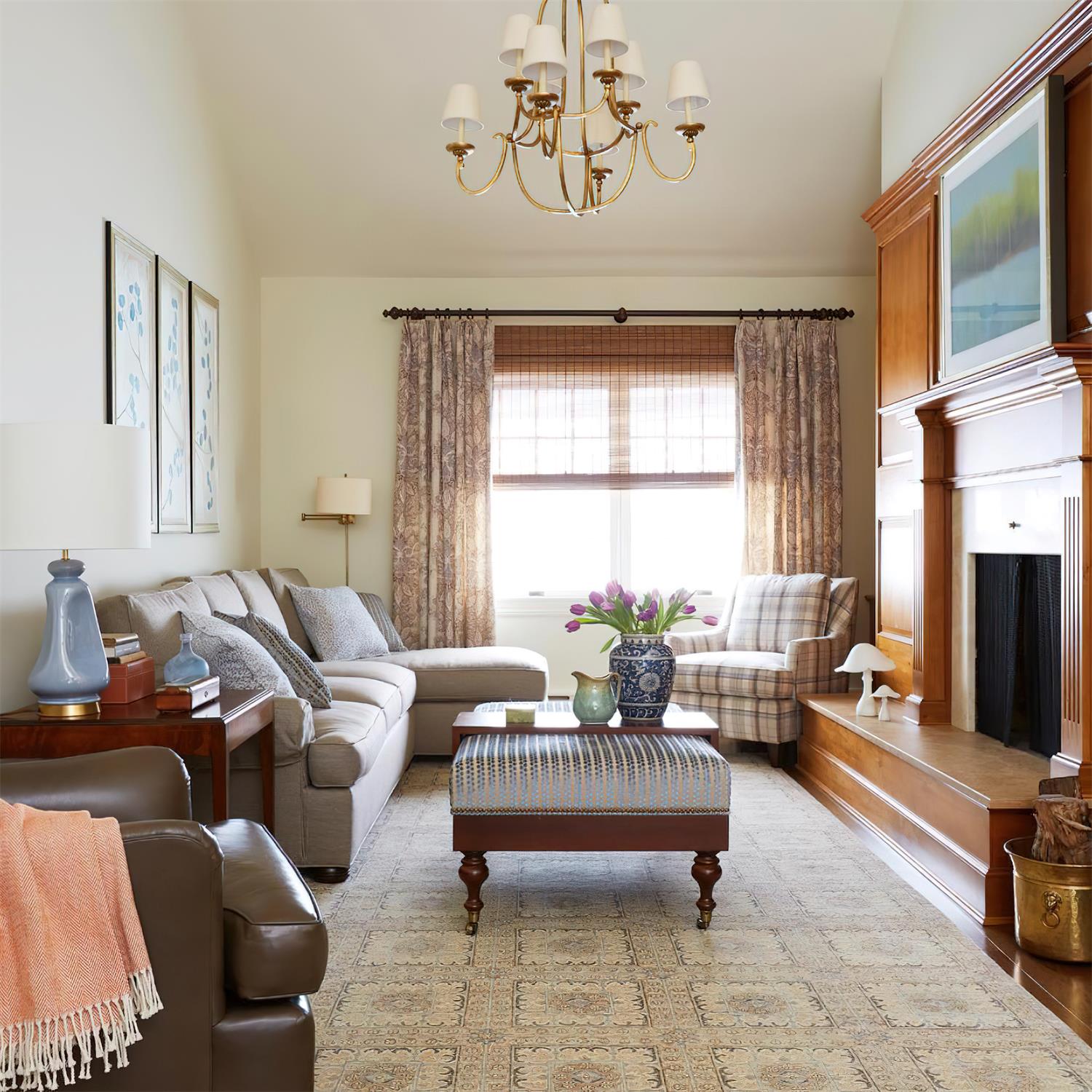 Flemish Chandelier Curved Iron Elegance - Letslighting