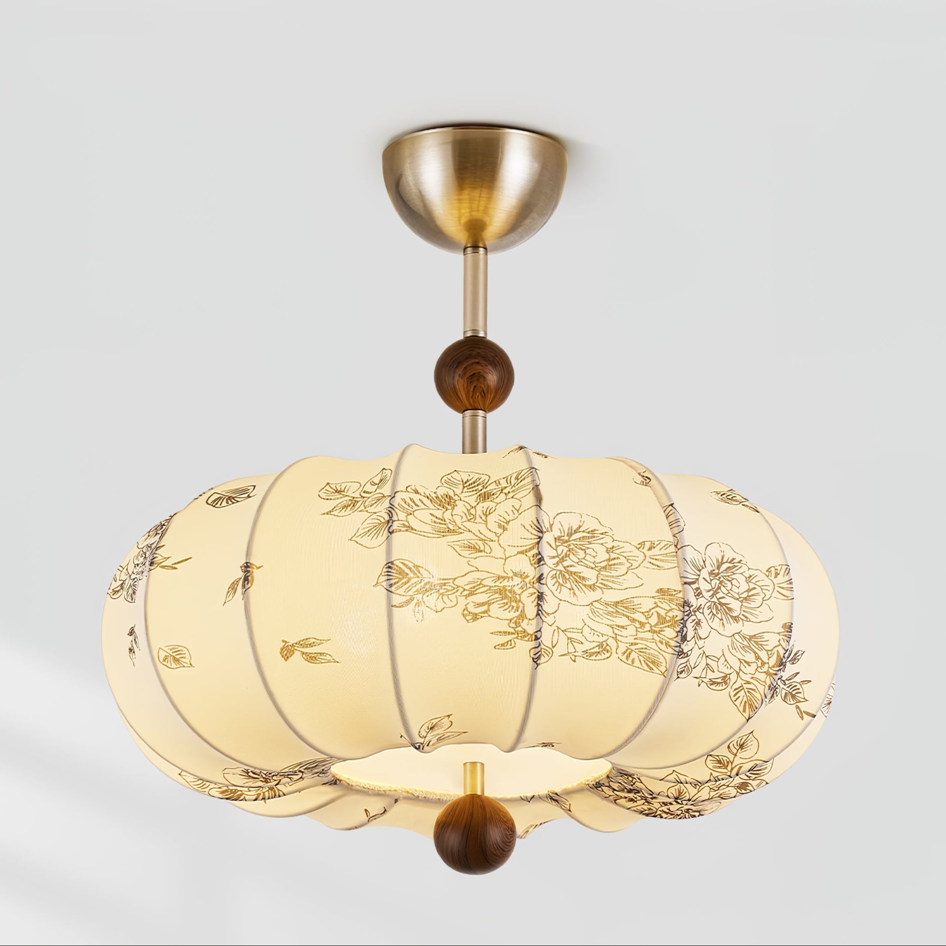 Glow Suspension Lantern Fleur Élégante