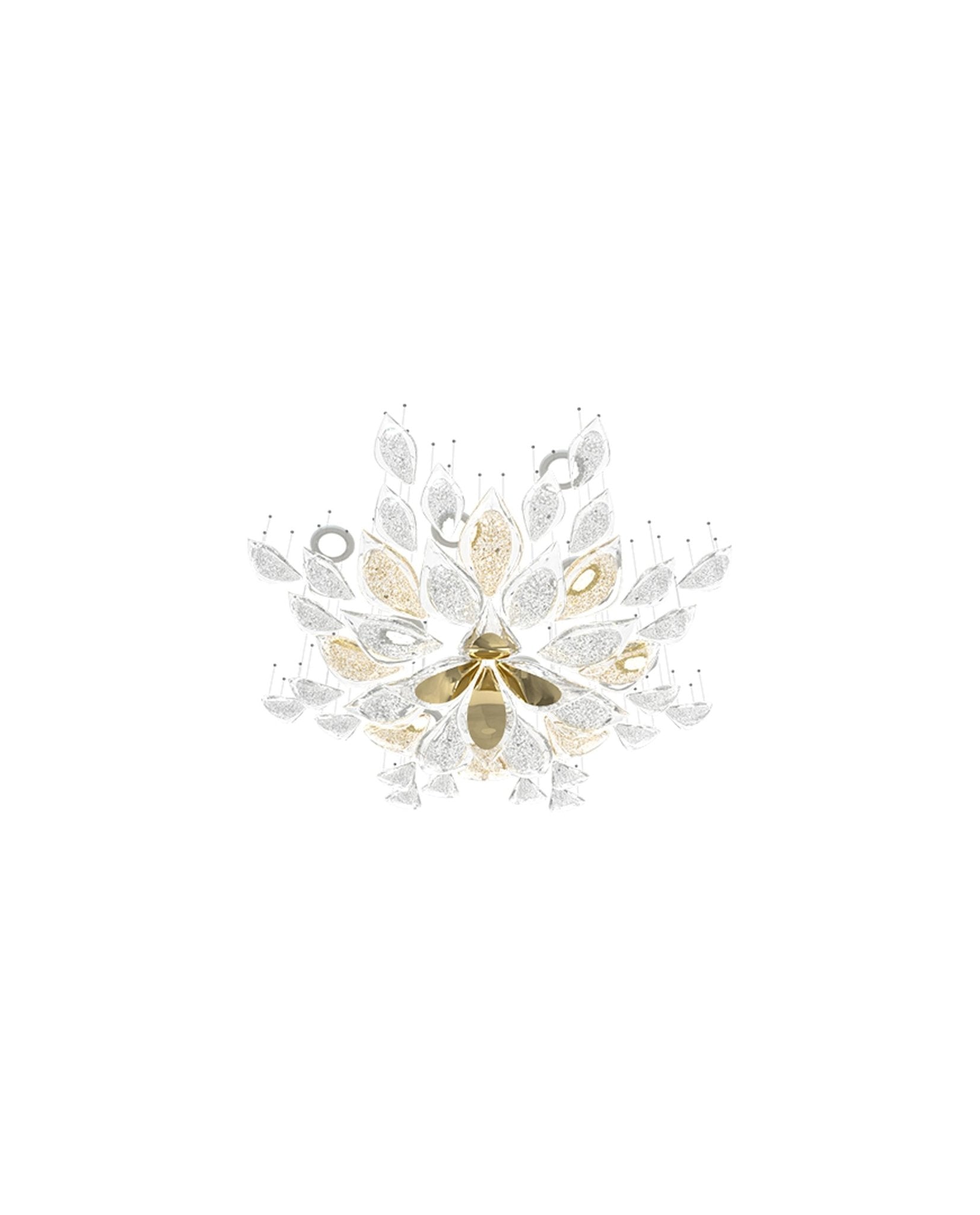 Avynen Crystal Petal Chandelier - Blowlighting