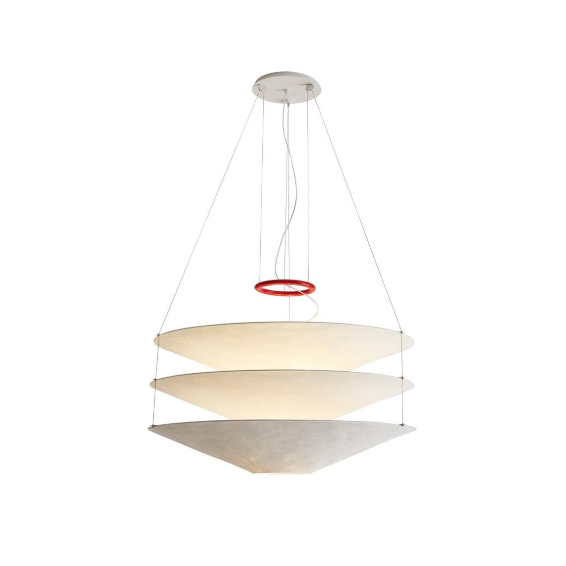 Zomarion Individual Creativity Paper Metal Pendant Light - Lamp Copper