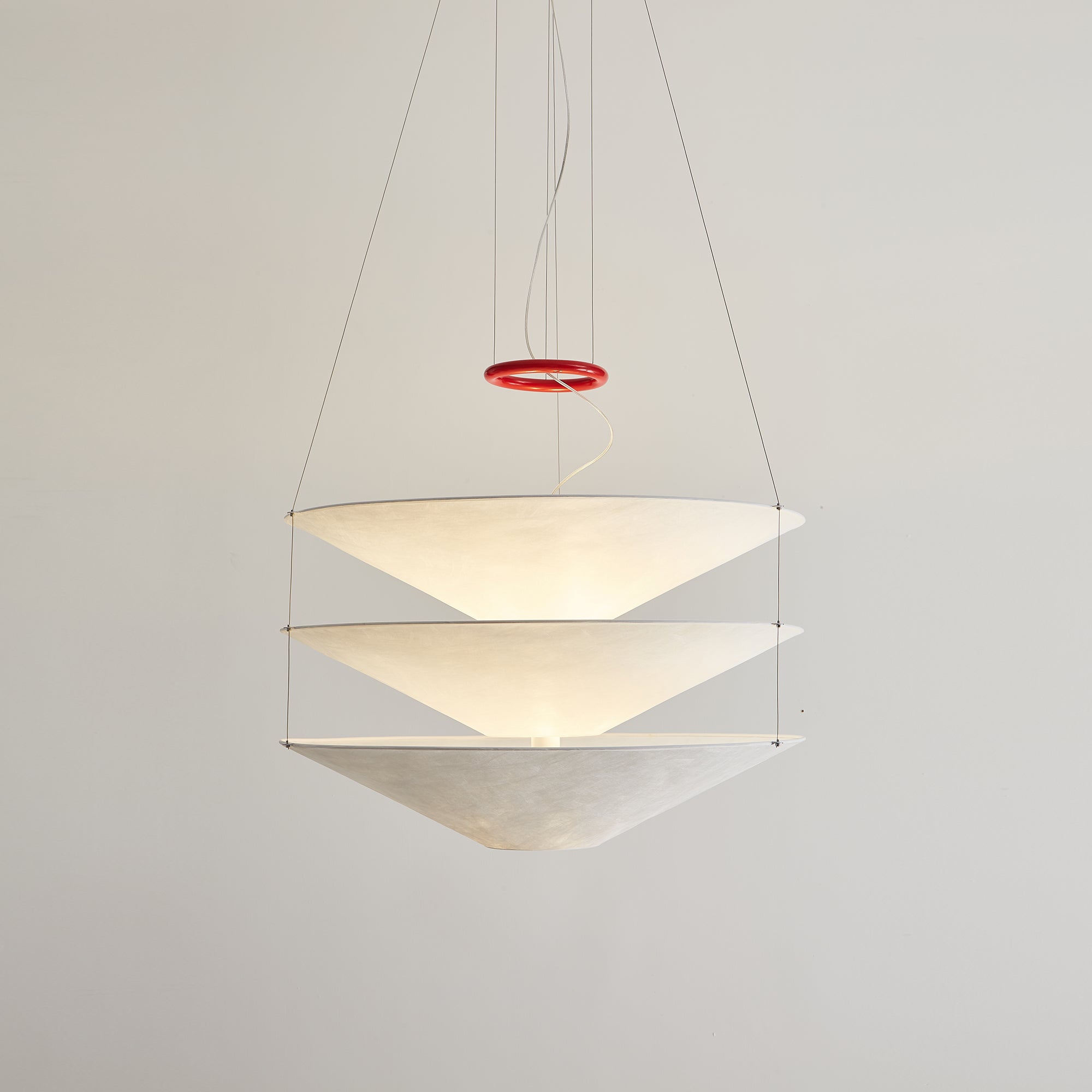 Zomarion Individual Creativity Paper Metal Pendant Light - Lamp Copper