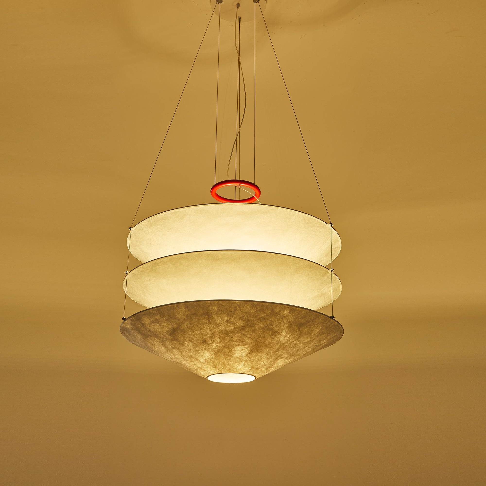 Zomarion Individual Creativity Paper Metal Pendant Light - Lamp Copper