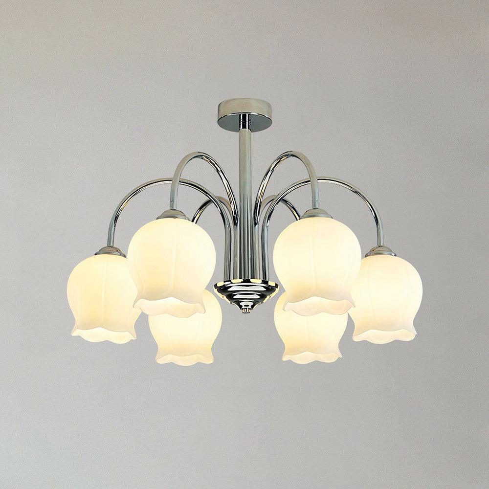Aurora Chandelier Floral Glass - Blowlighting