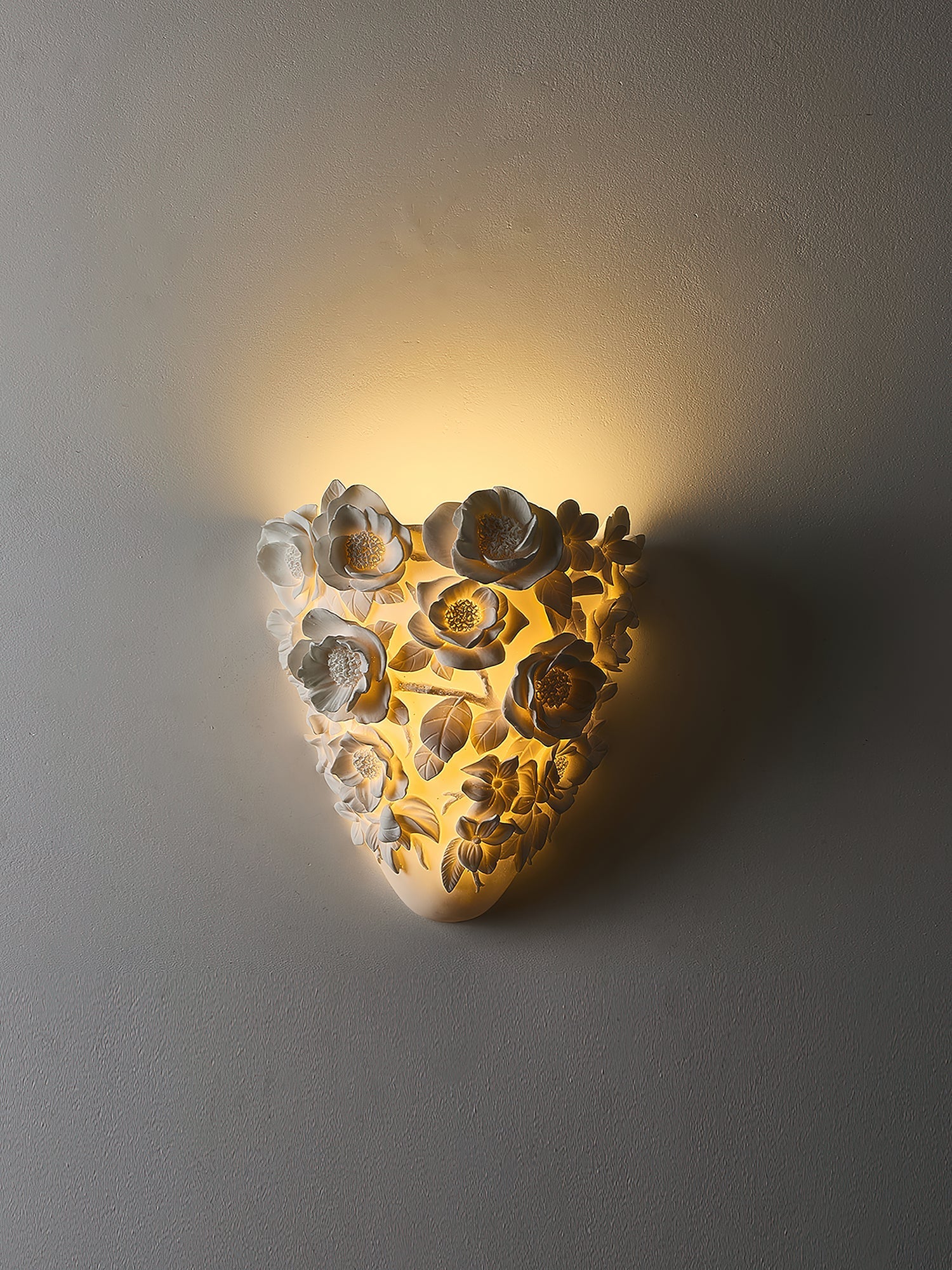 FloranzaArt LED Métal Moderne Résine Applique Murale Lampe