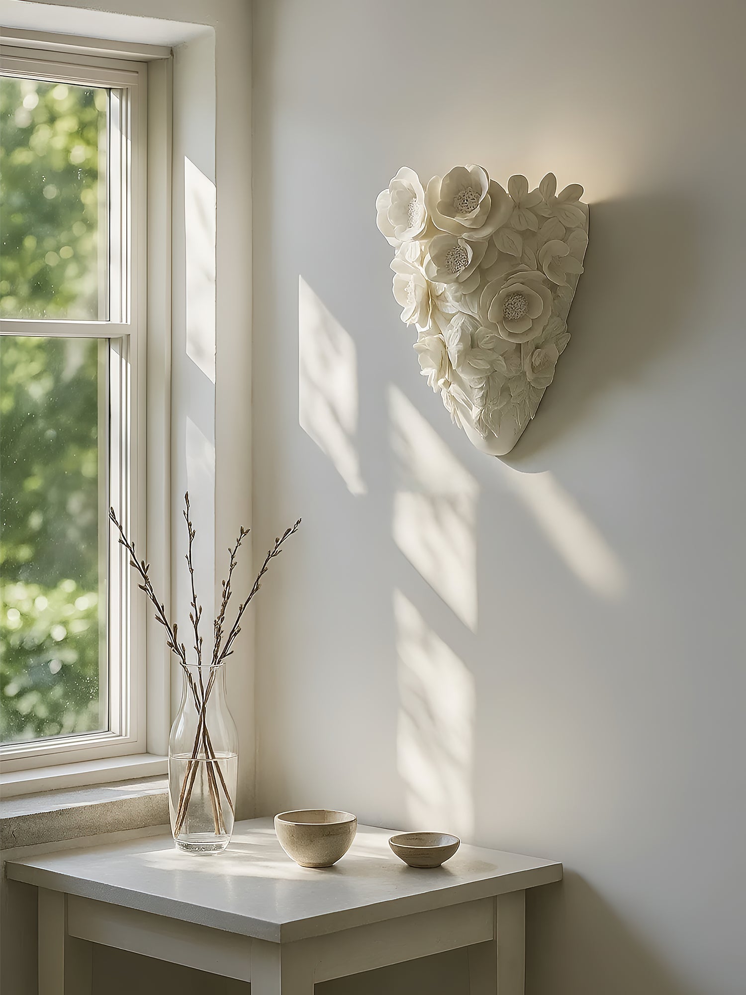 FloranzaArt LED Métal Moderne Résine Applique Murale Lampe