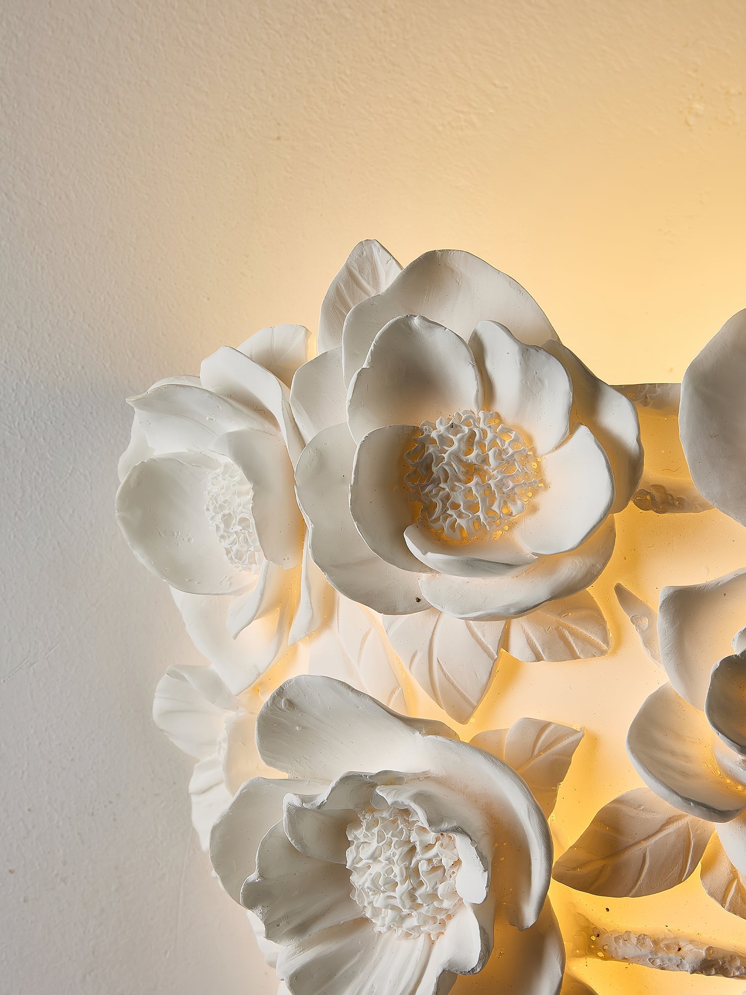 FloranzaArt LED Métal Moderne Résine Applique Murale Lampe