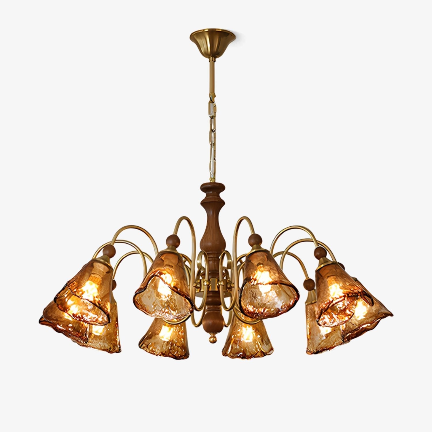 Florenzia Lustre Élégant Vintage en Verre