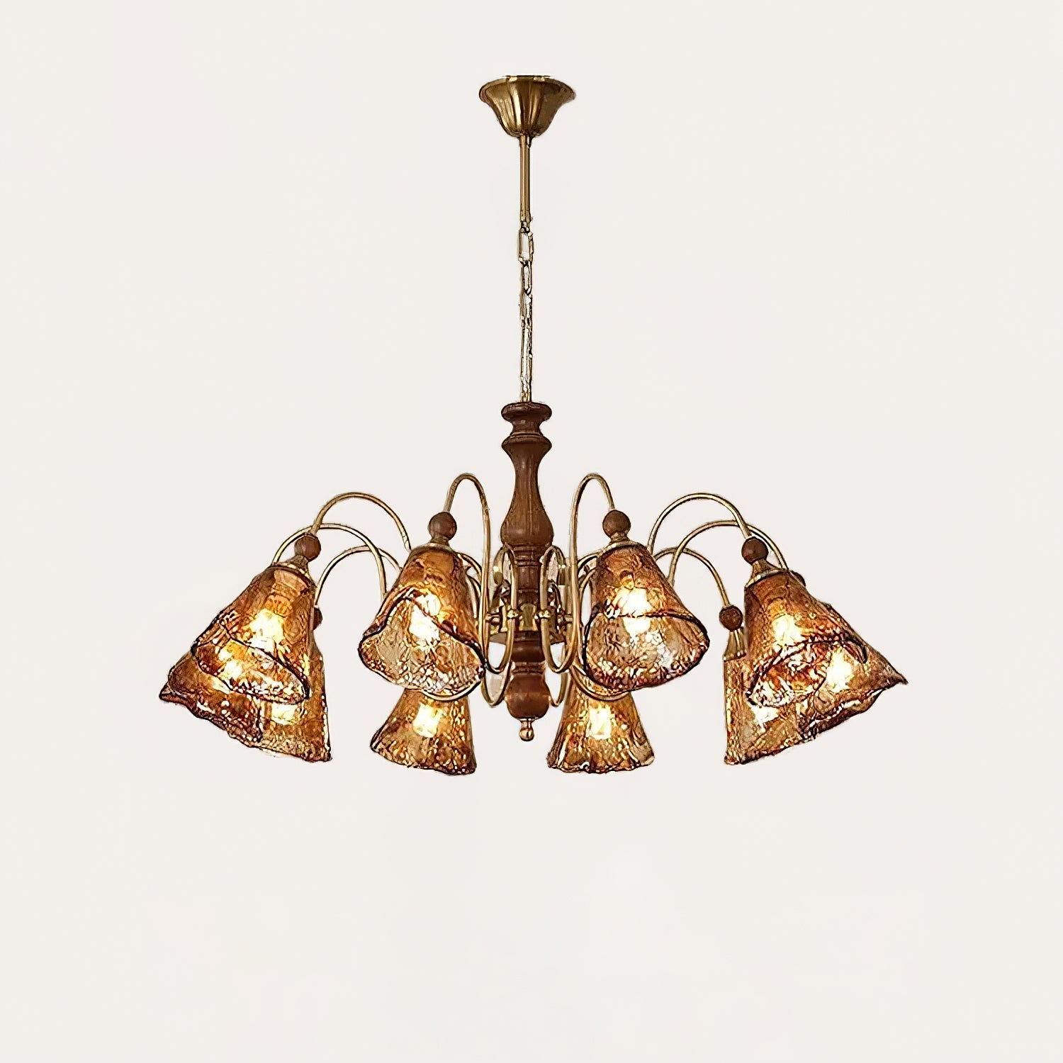 Florenzia Lustre Élégant Vintage en Verre