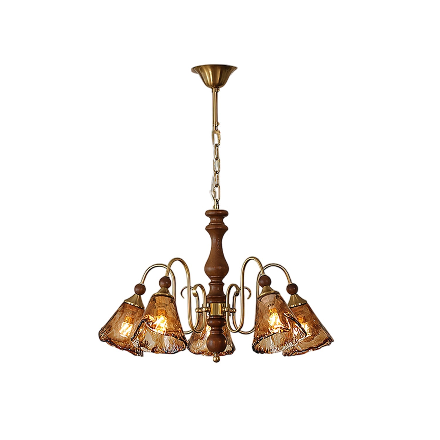 Florenzia Lustre Élégant Vintage en Verre