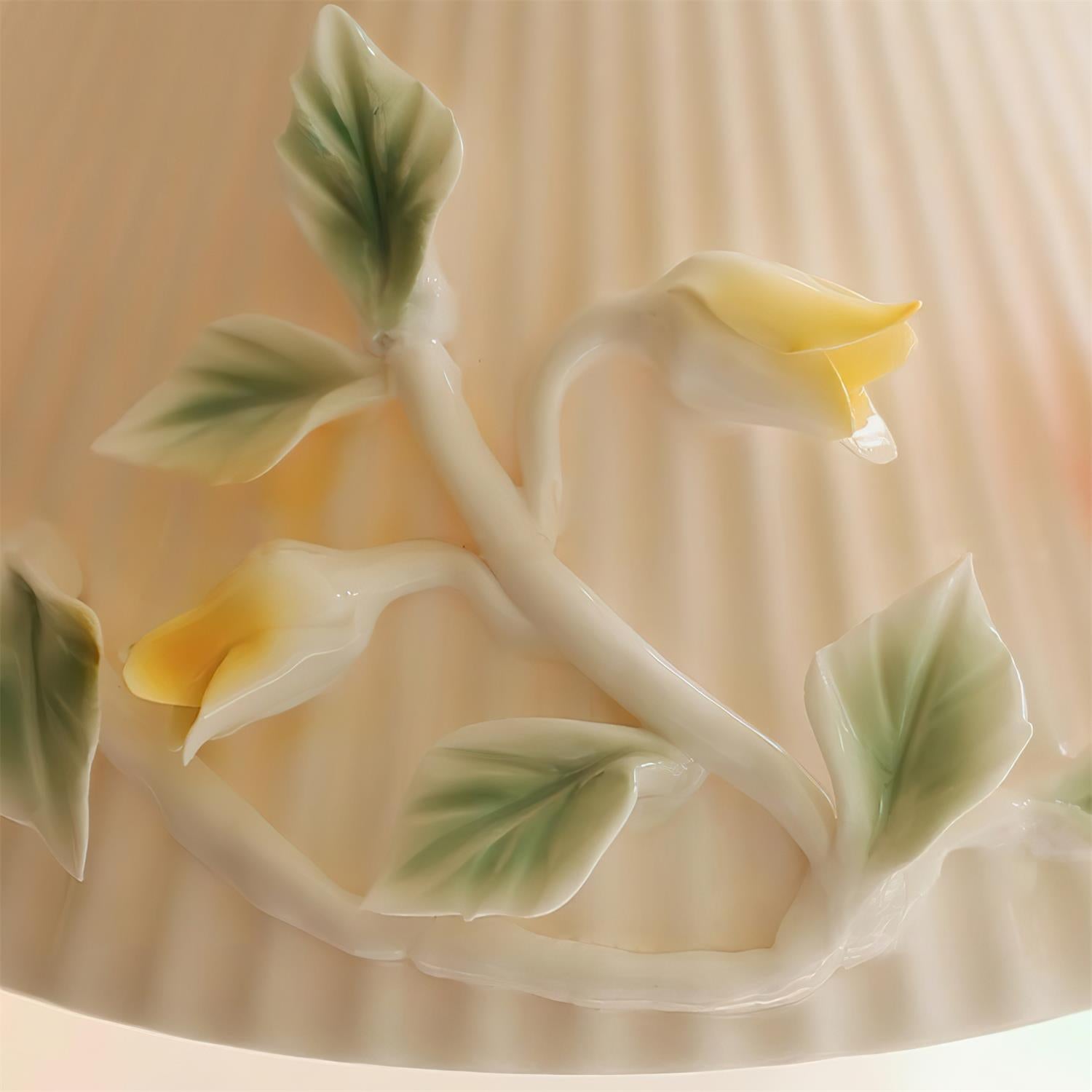 Florynna Wall Lamp Pleated Floral Butterfly - Letslighting