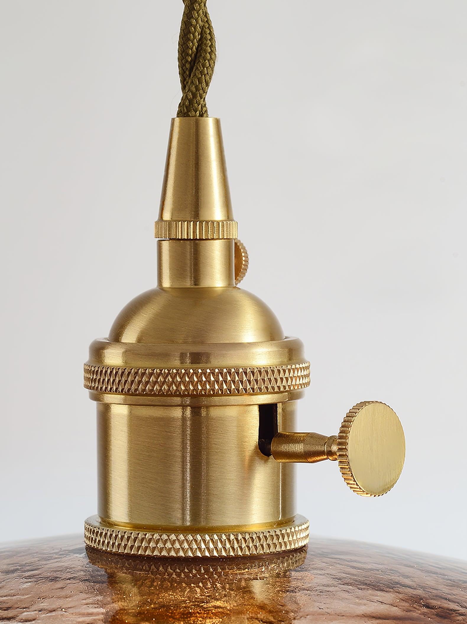 Flower Petal Glass Pendant Swag Light - Blowlighting