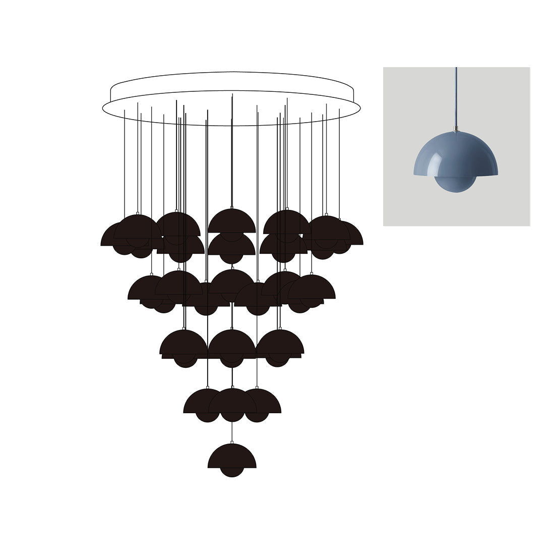 Flowerpot Chandelier - Letslighting
