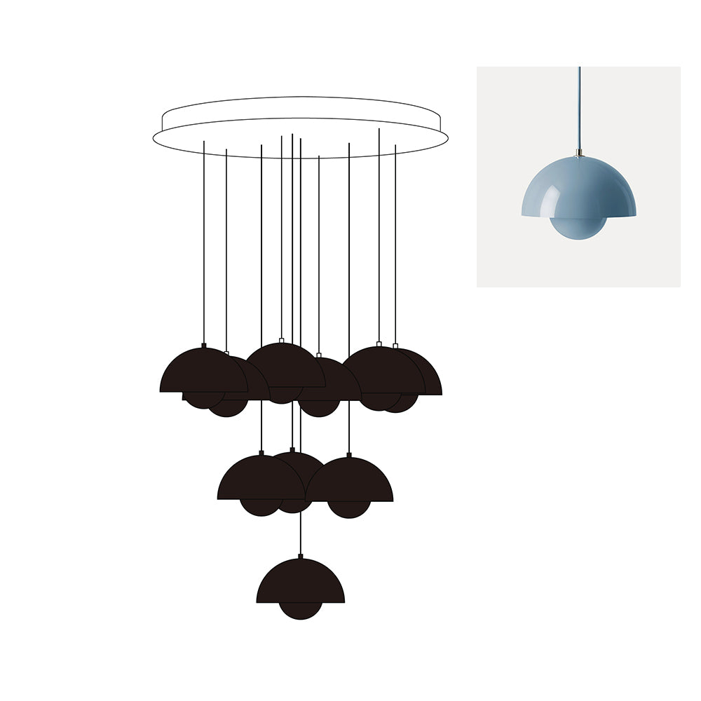 Flowerpot Chandelier - Letslighting