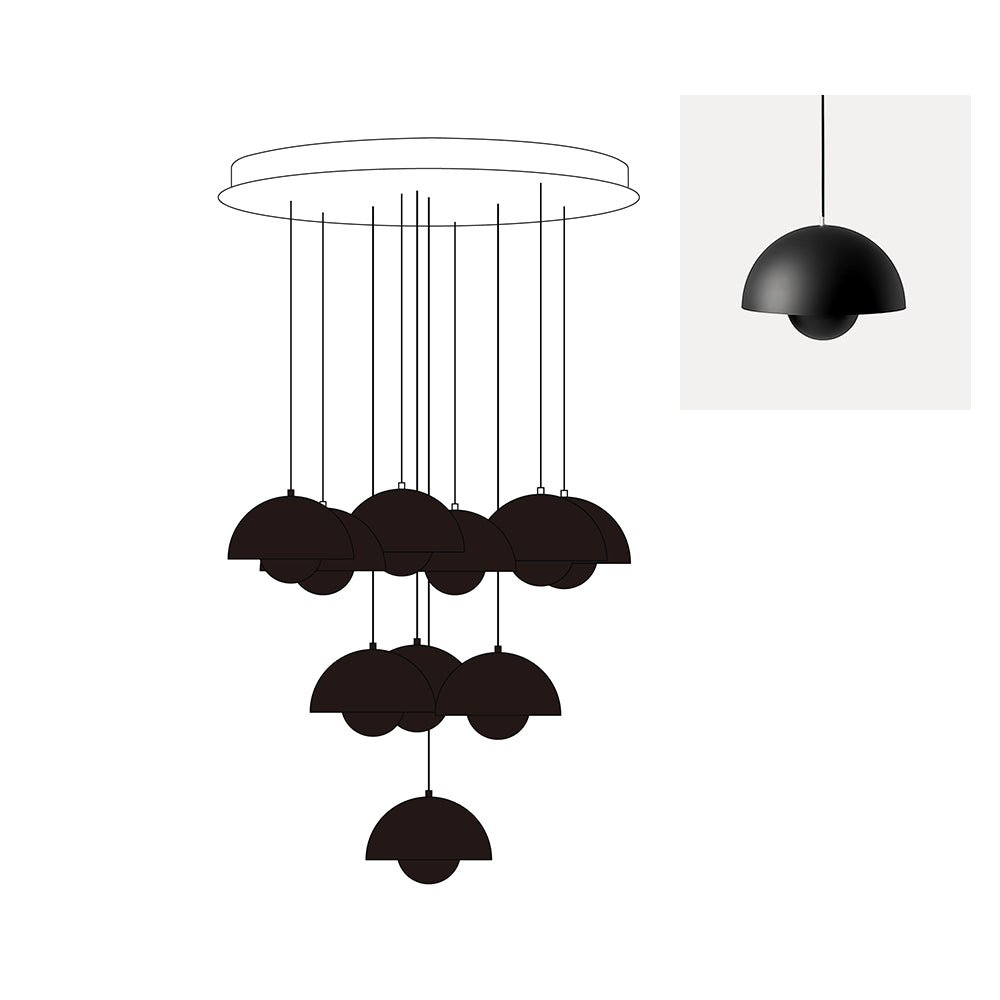 Flowerpot Chandelier - Letslighting