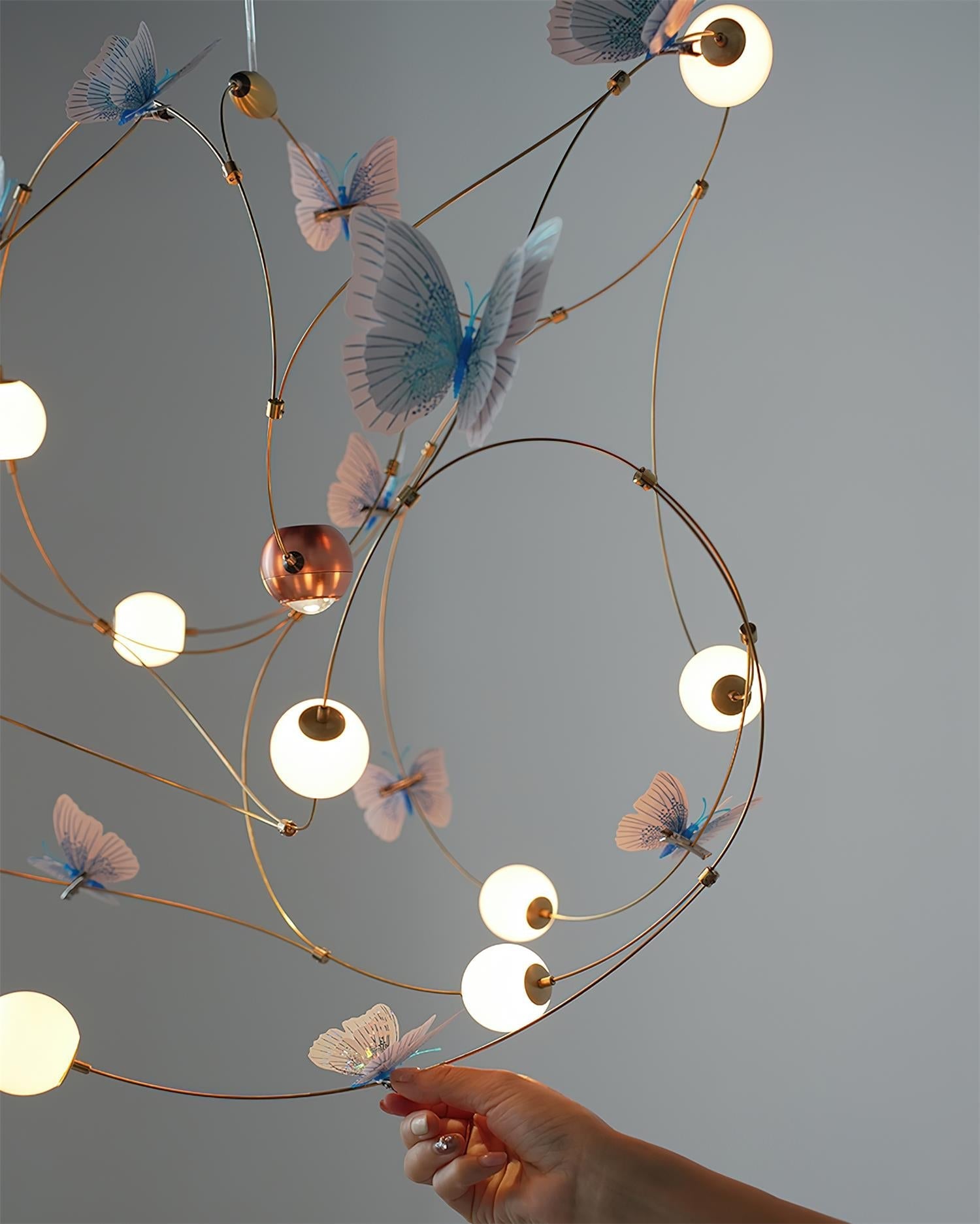 Flutterveil Chandelier Butterfly Dreamy - Letslighting