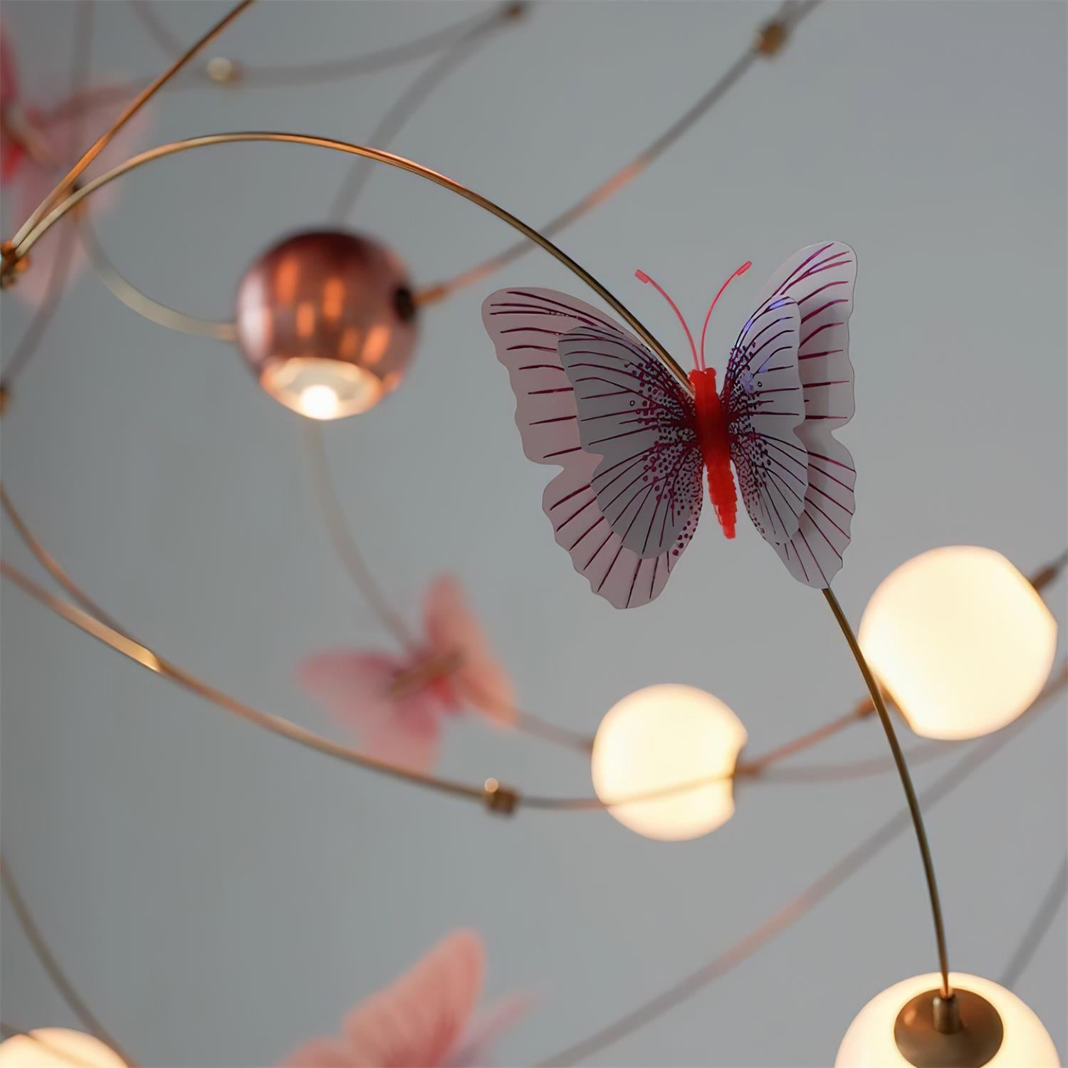 Flutterveil Chandelier Butterfly Dreamy - Letslighting