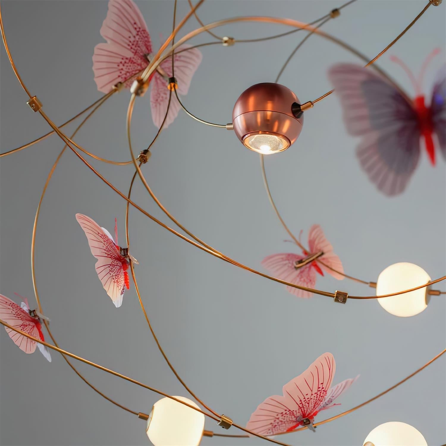Flutterveil Chandelier Butterfly Dreamy - Letslighting