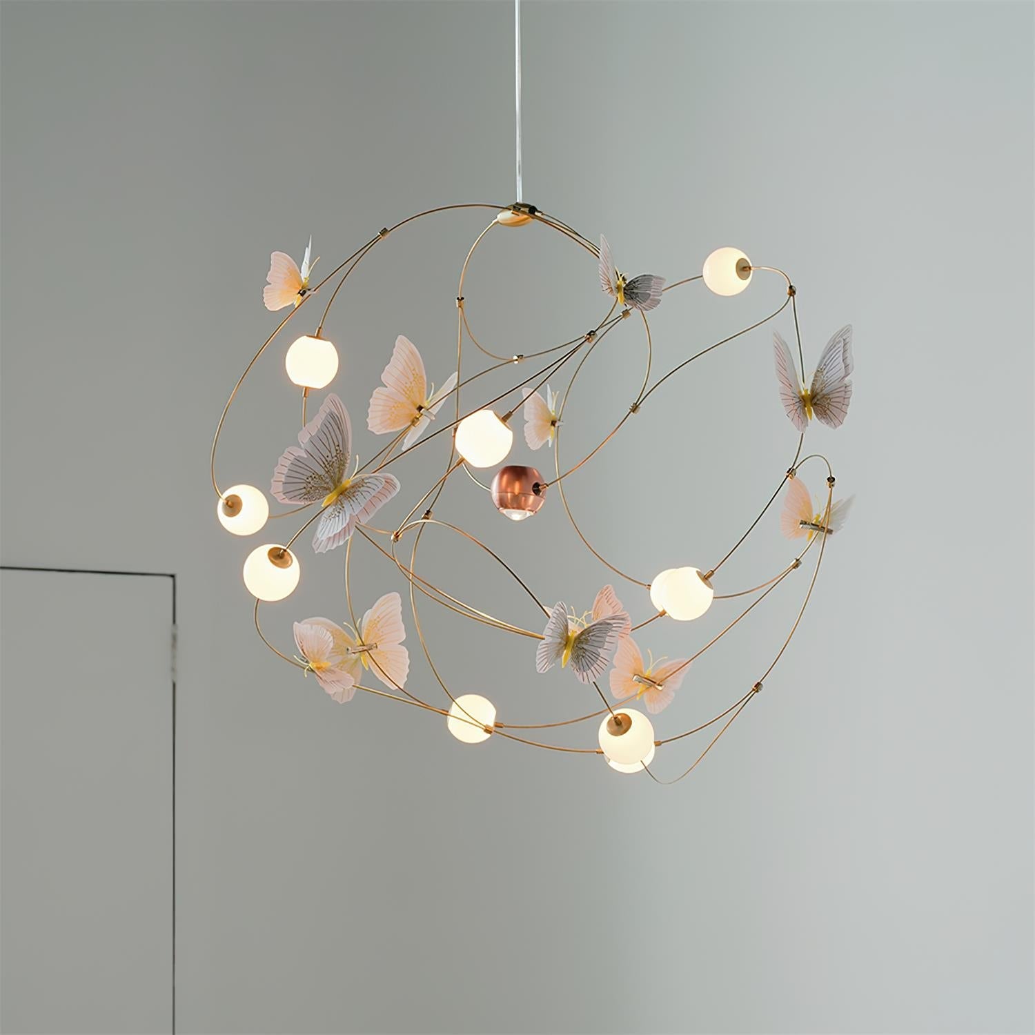 Flutterveil Chandelier Butterfly Dreamy - Letslighting
