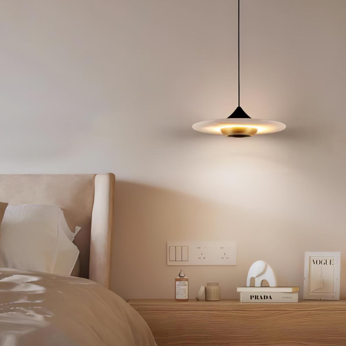 Flying Saucer Marble Pendant Lamp - Blowlighting