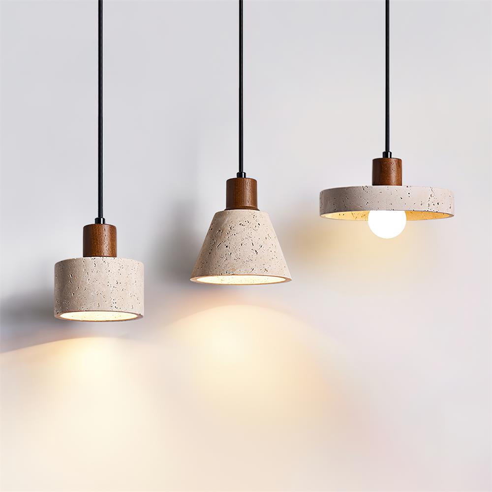Ritta Pendant Light Travertine Cluster - Letslighting