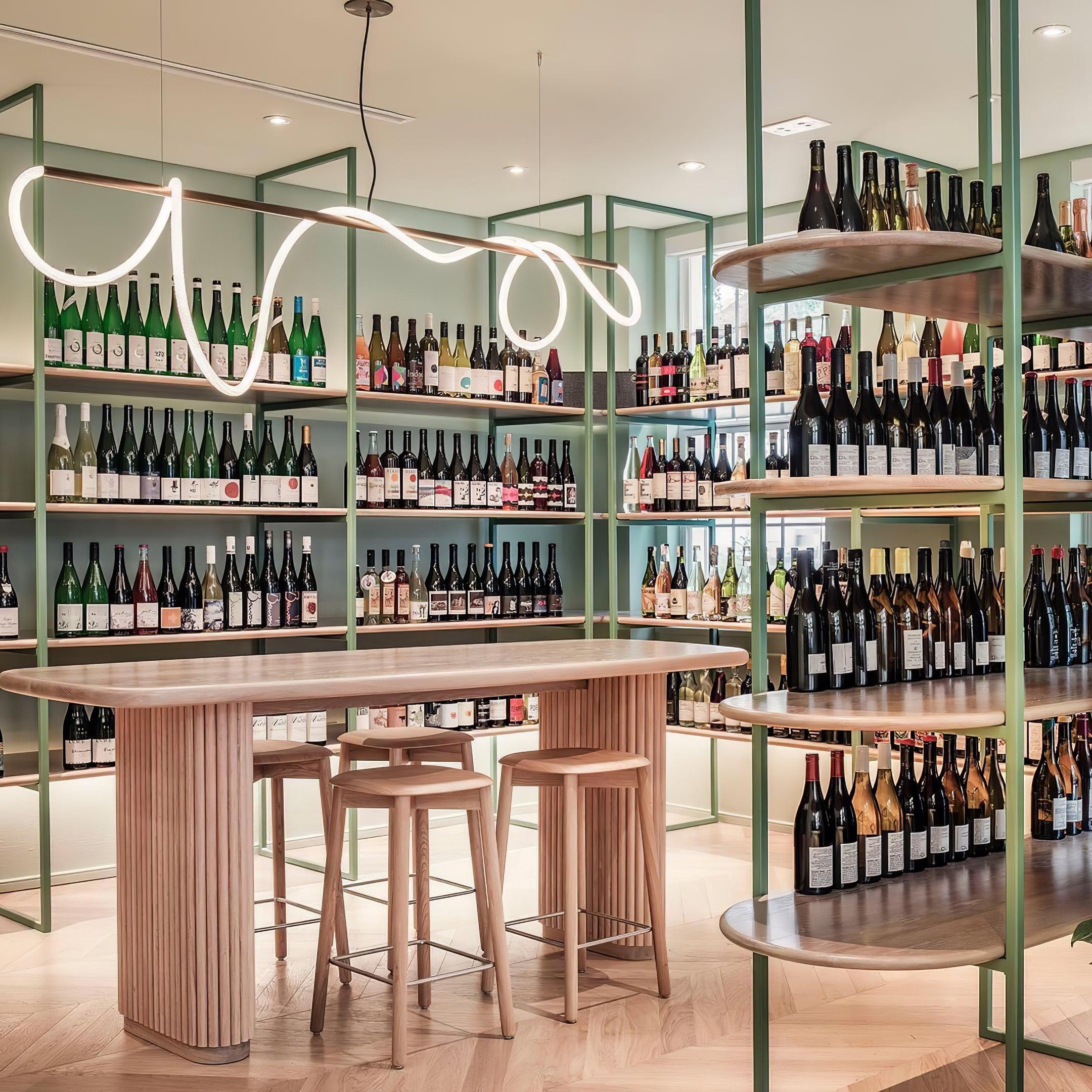 Lustra Chandelier Flexible Silicone Curve Modern Elegant - Letslighting