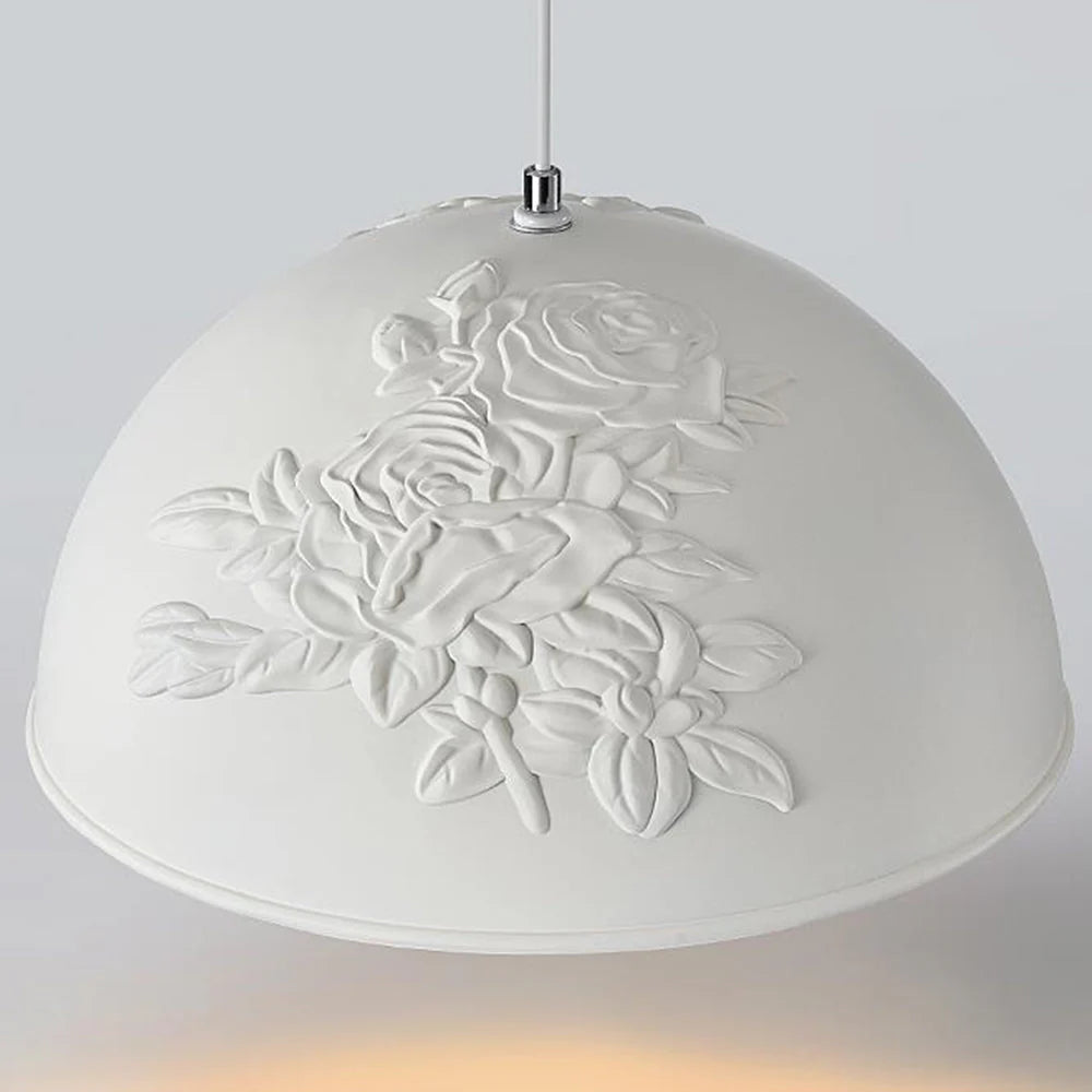 Aria Français LED Métal Résine Suspension Chambre à Coucher