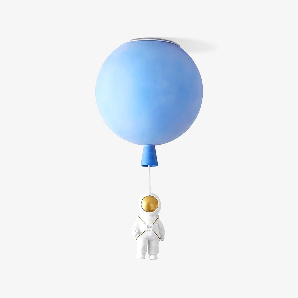 Solara Ceiling Light Acrylic Balloon Astronaut Playful Kids Room - Letslighting