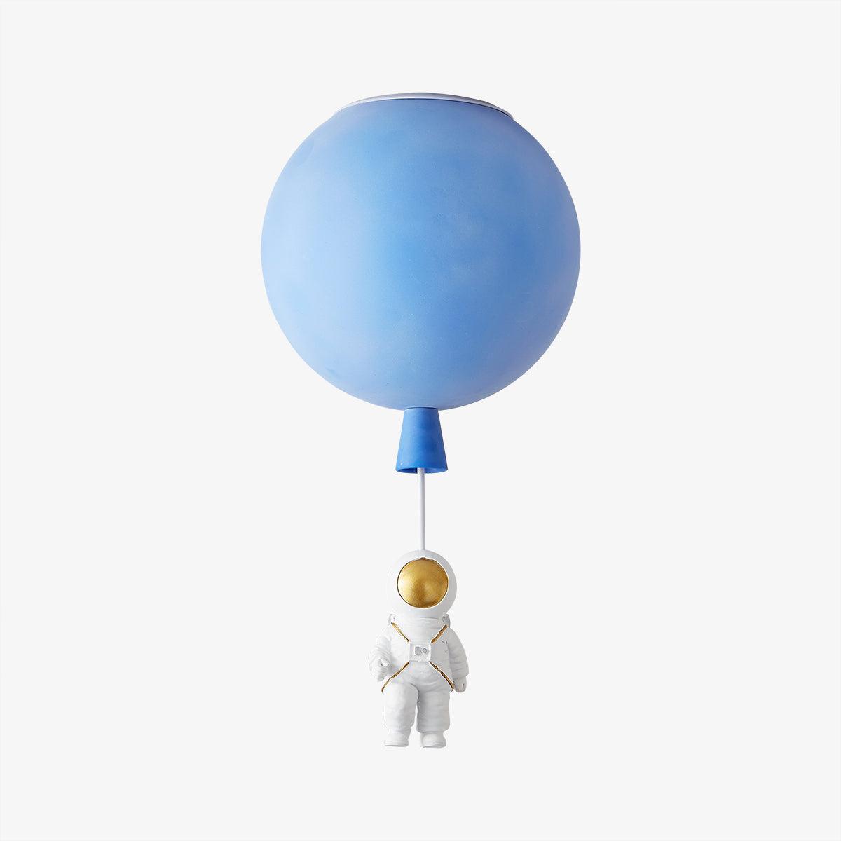 Solara Ceiling Light Acrylic Balloon Astronaut Playful Kids Room - Letslighting