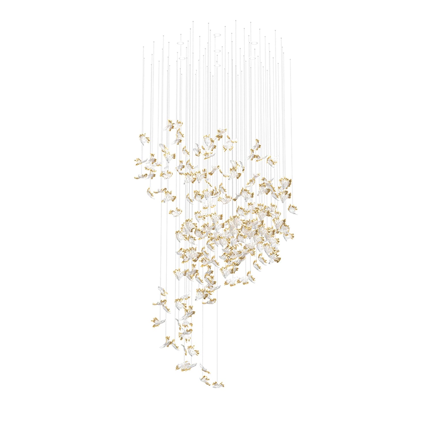 Citalora Crystal Cluster Pendant Light Chandelier - Blowlighting