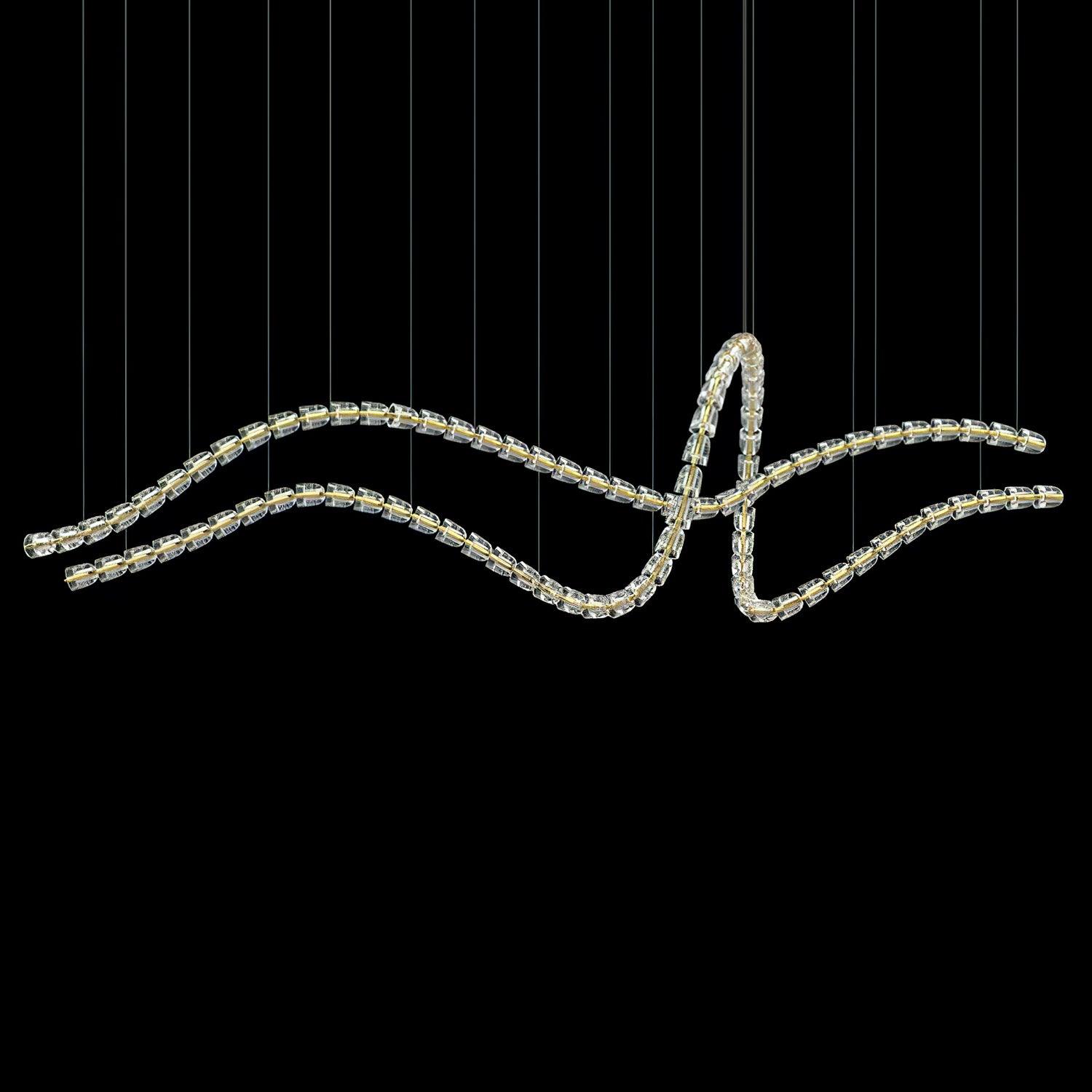 Zevenila Modern Acrylic Chandelier - Blowlighting