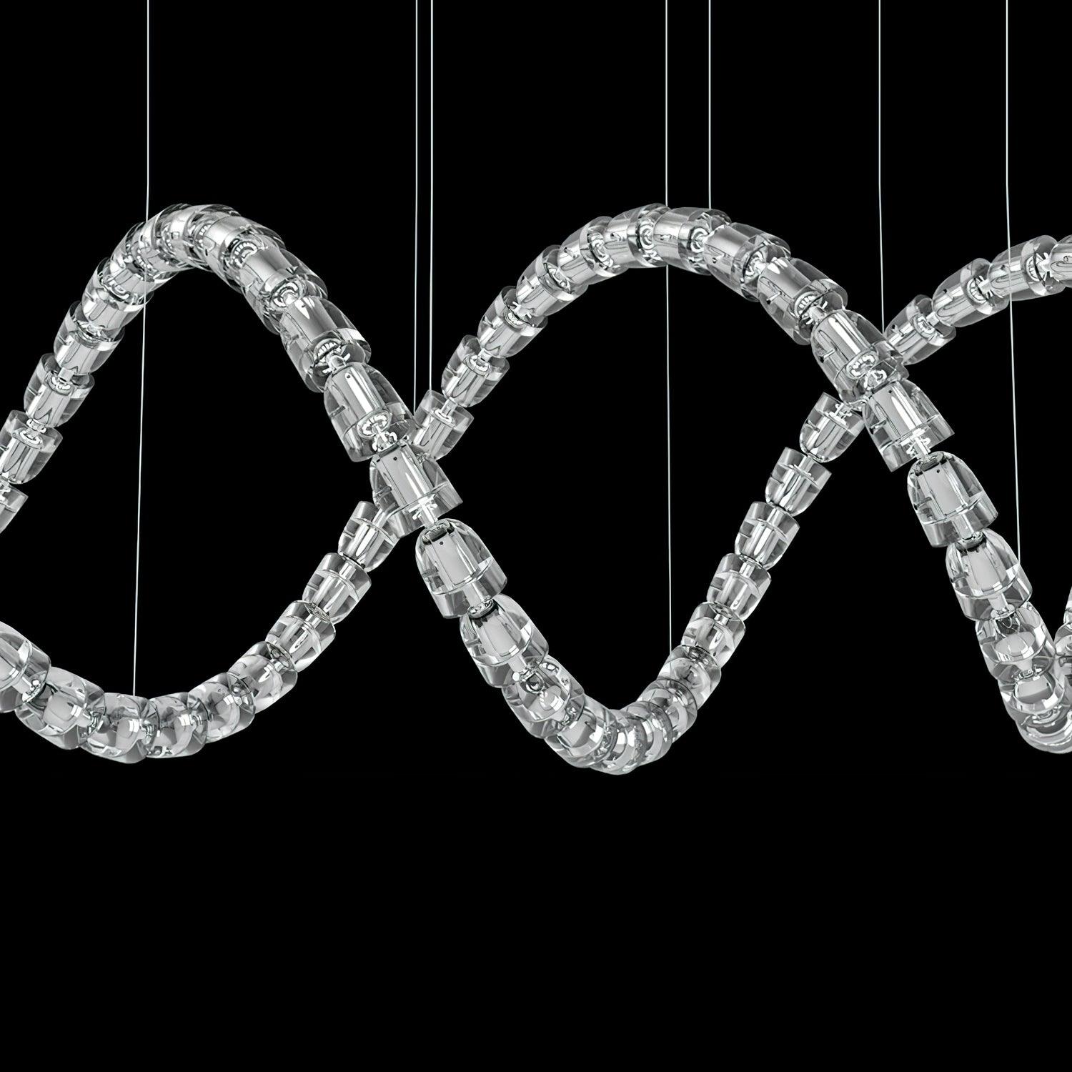 Zevenila Modern Acrylic Chandelier - Blowlighting