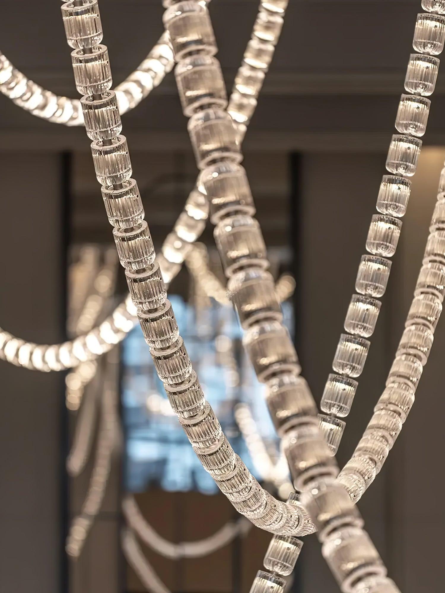 Aurvelis Modern LED Chandelier - Blowlighting