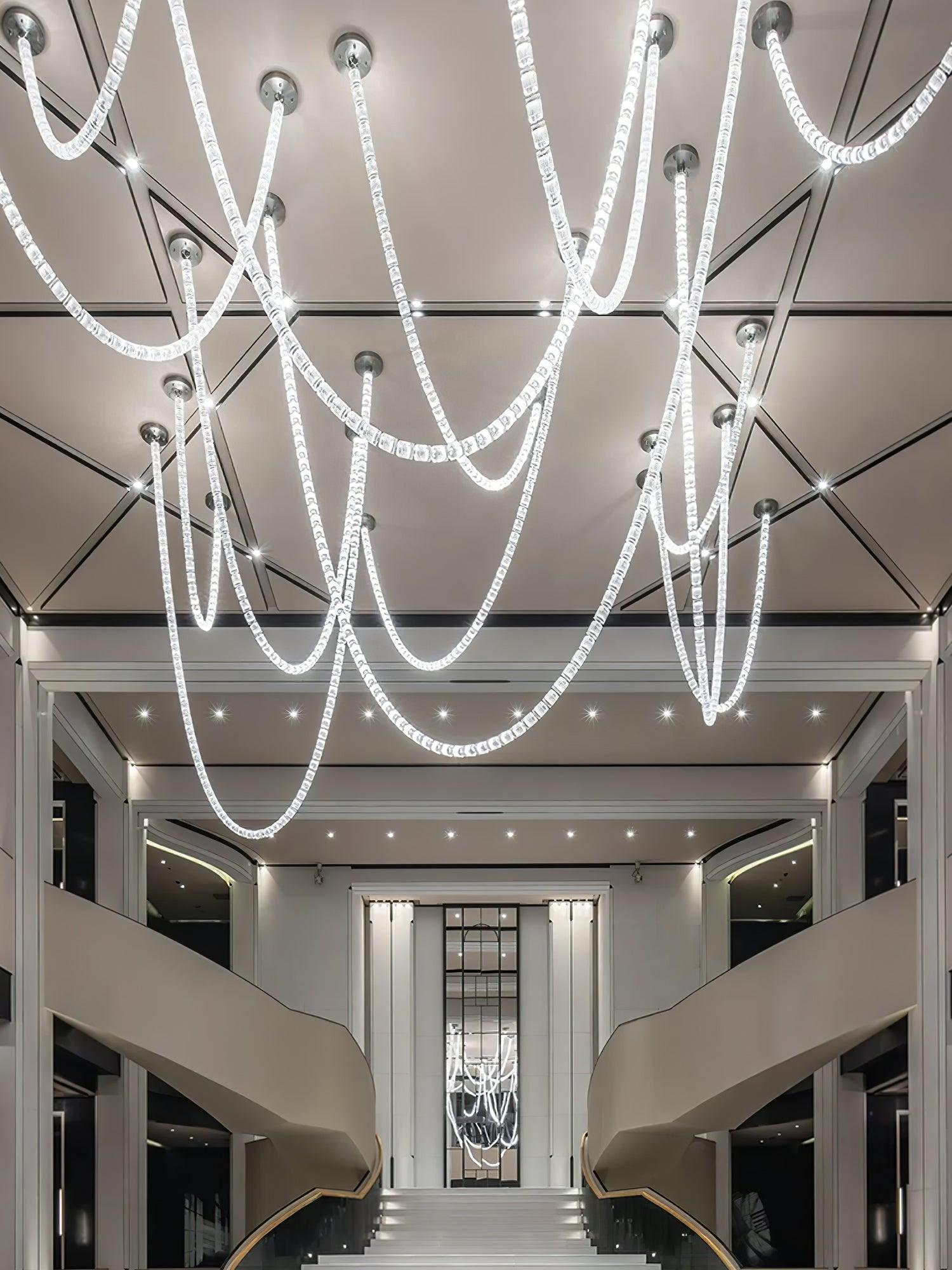 Aurvelis Modern LED Chandelier - Blowlighting