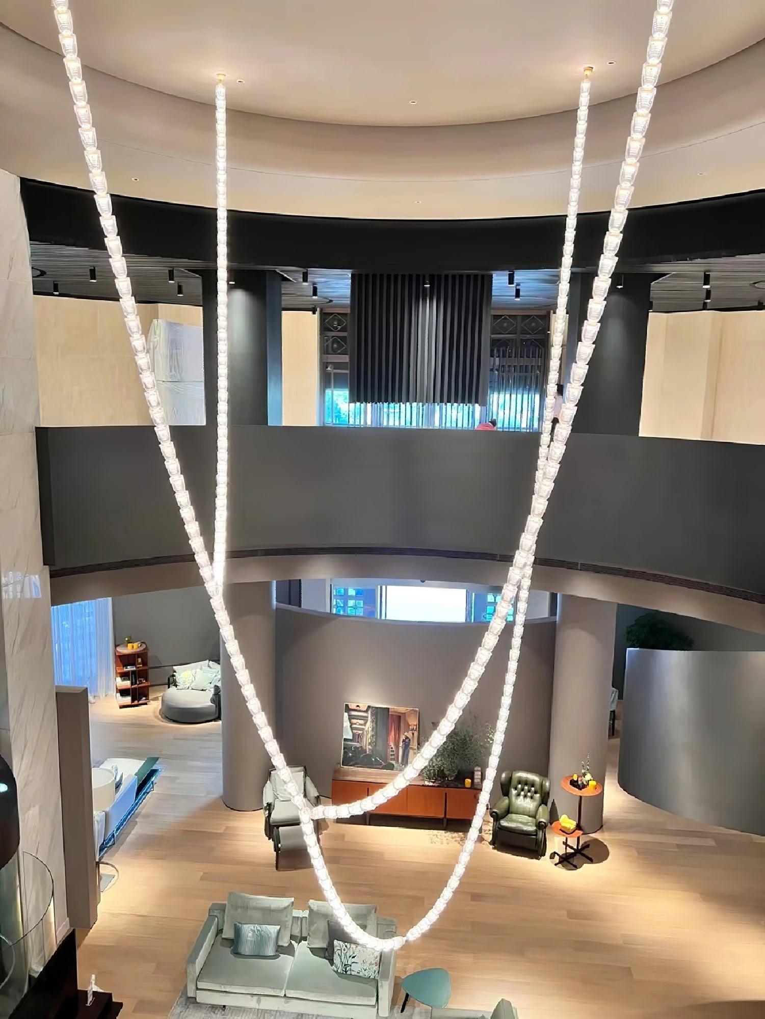 Aurvelis Modern LED Chandelier - Blowlighting