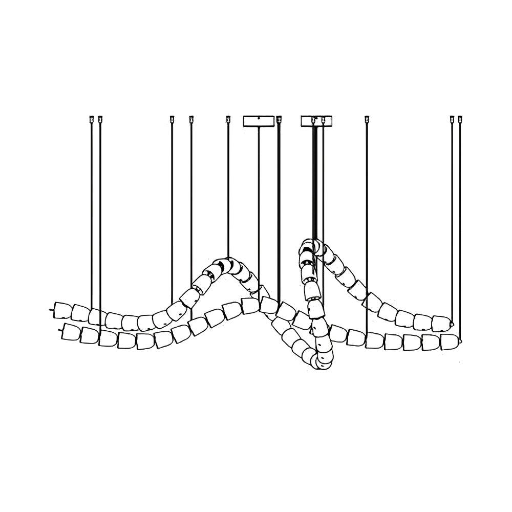 Gabriel Gold Chandelier - Blowlighting