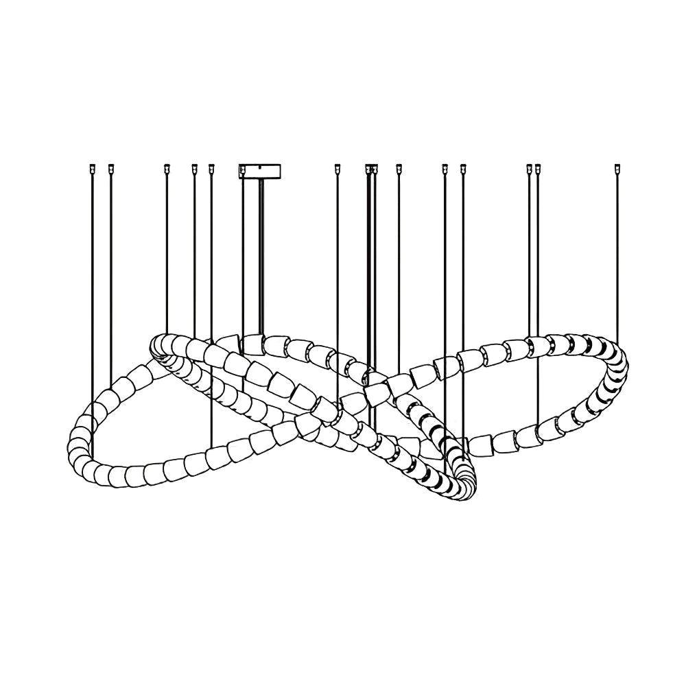 Nysilisra Luxe Crystal Pendant Light - Blowlighting
