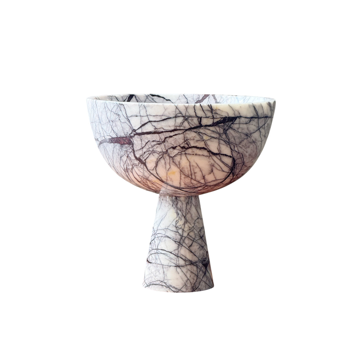 Nydoriel Modern Minimalist Marble Fruit Plate Accessories - Lamp Copper