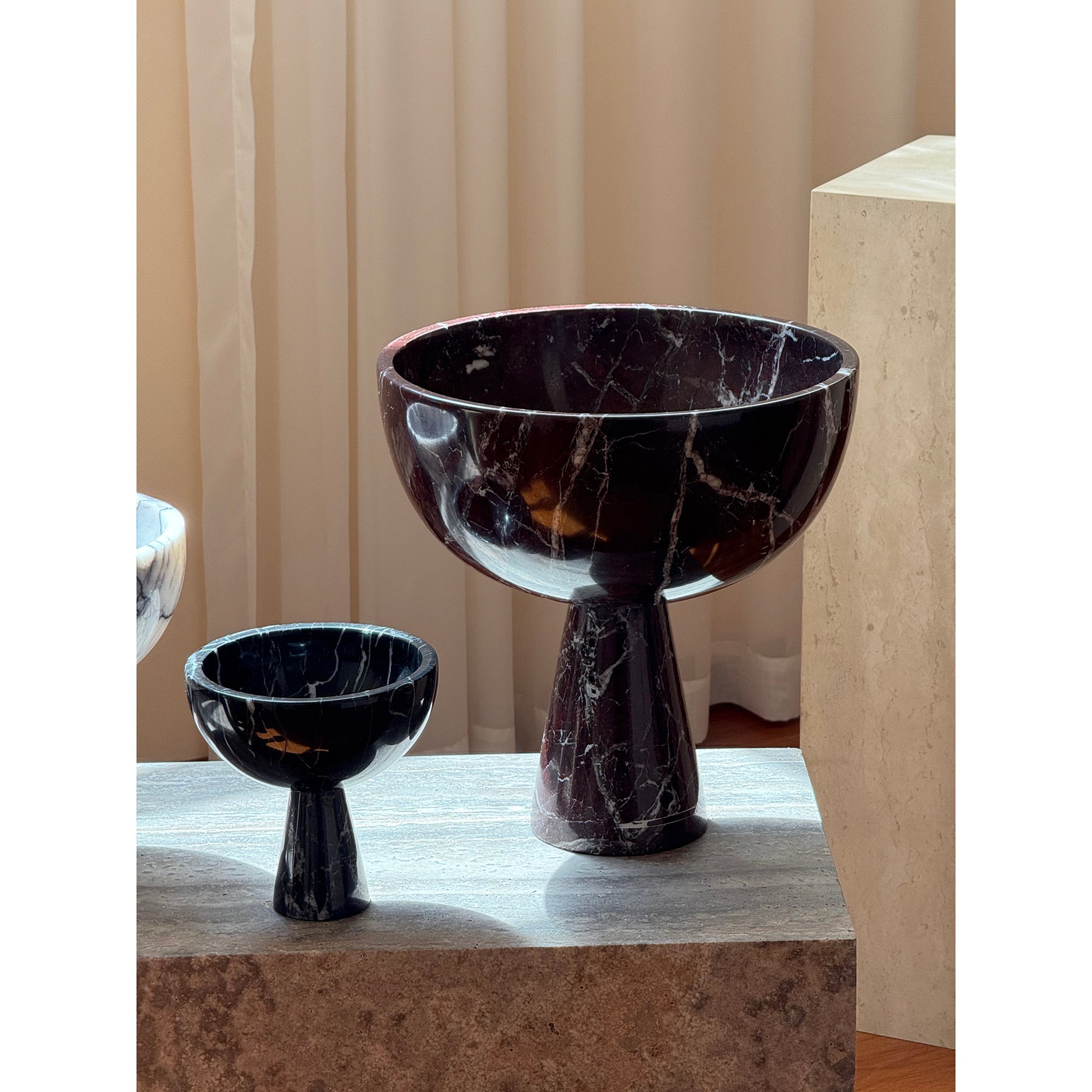 Nydoriel Modern Minimalist Marble Fruit Plate Accessories - Lamp Copper