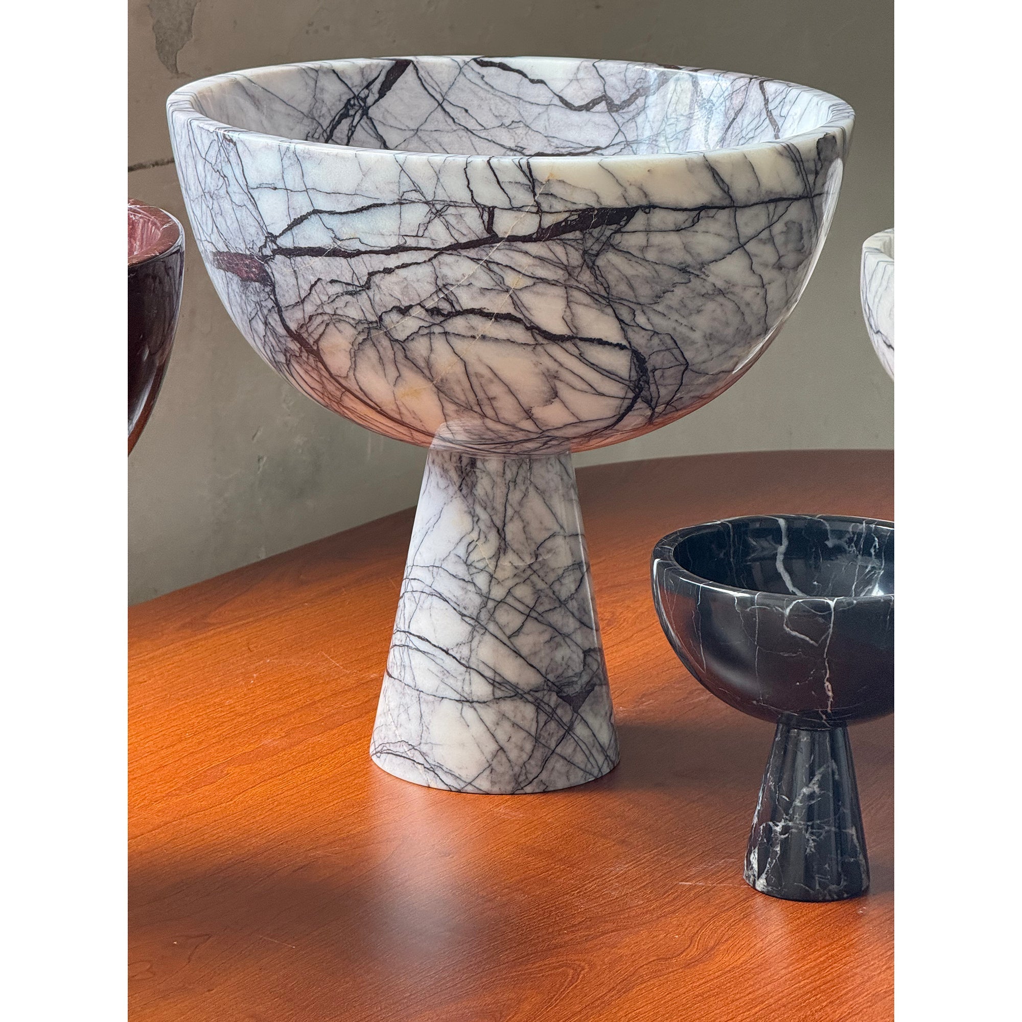 Nydoriel Modern Minimalist Marble Fruit Plate Accessories - Lamp Copper