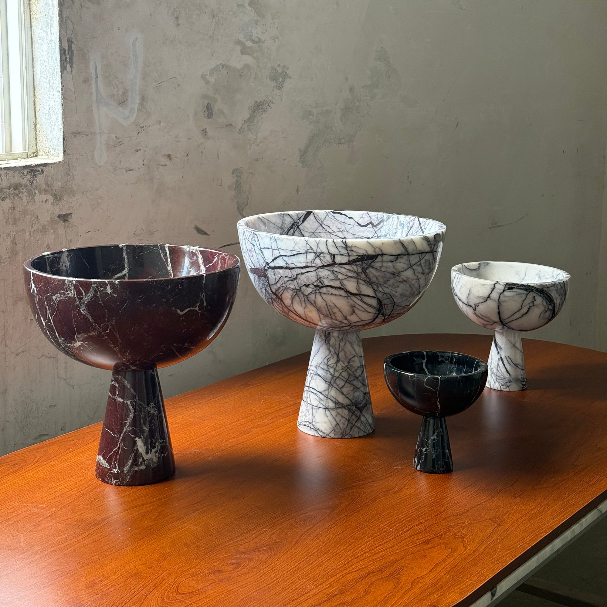 Nydoriel Modern Minimalist Marble Fruit Plate Accessories - Lamp Copper