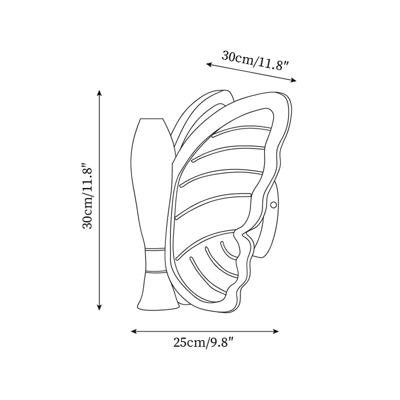 Galileo Wall Lamp Butterfly Accent - Letslighting