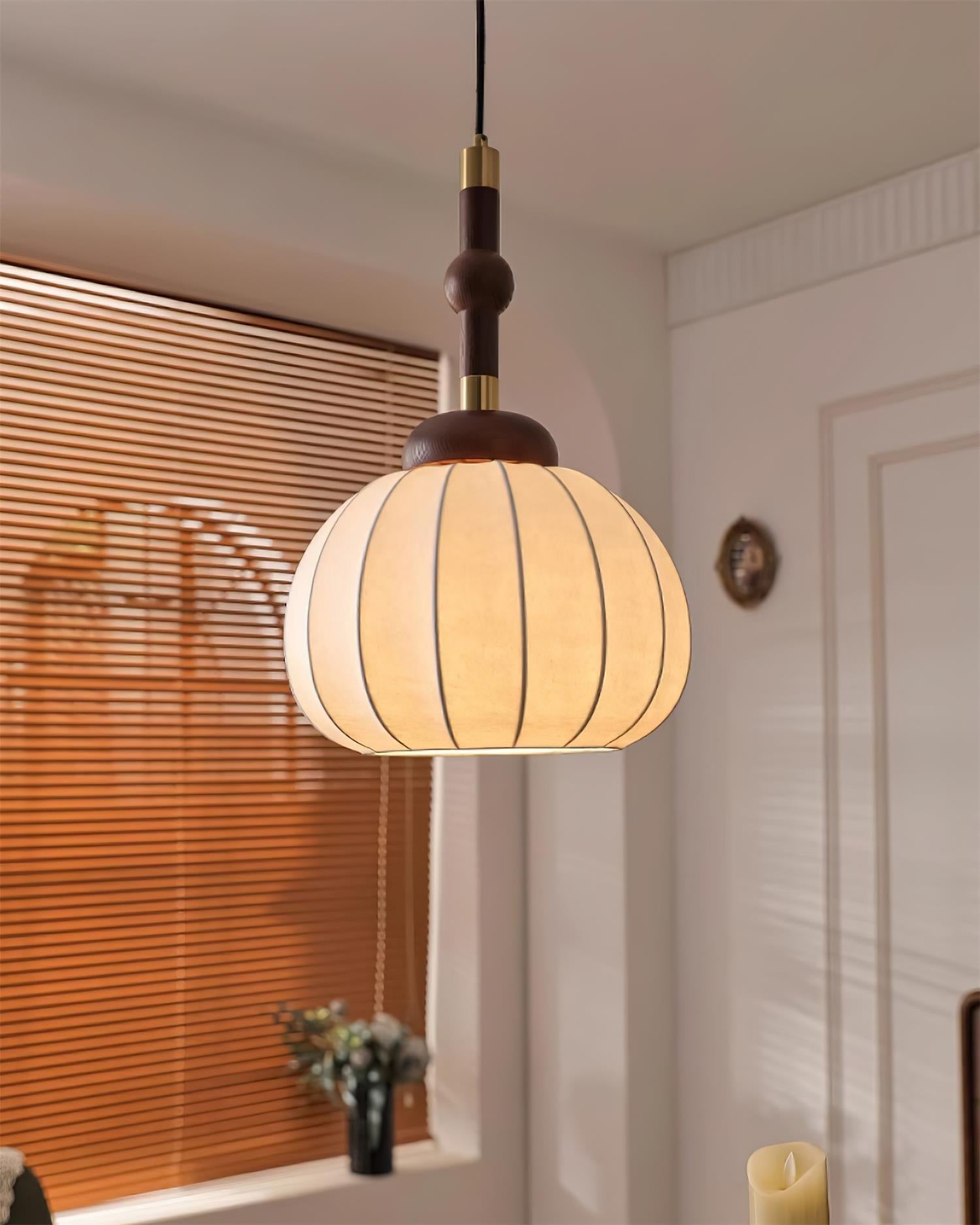 Gaya Pendant Lamp Silk Globe - Letslighting