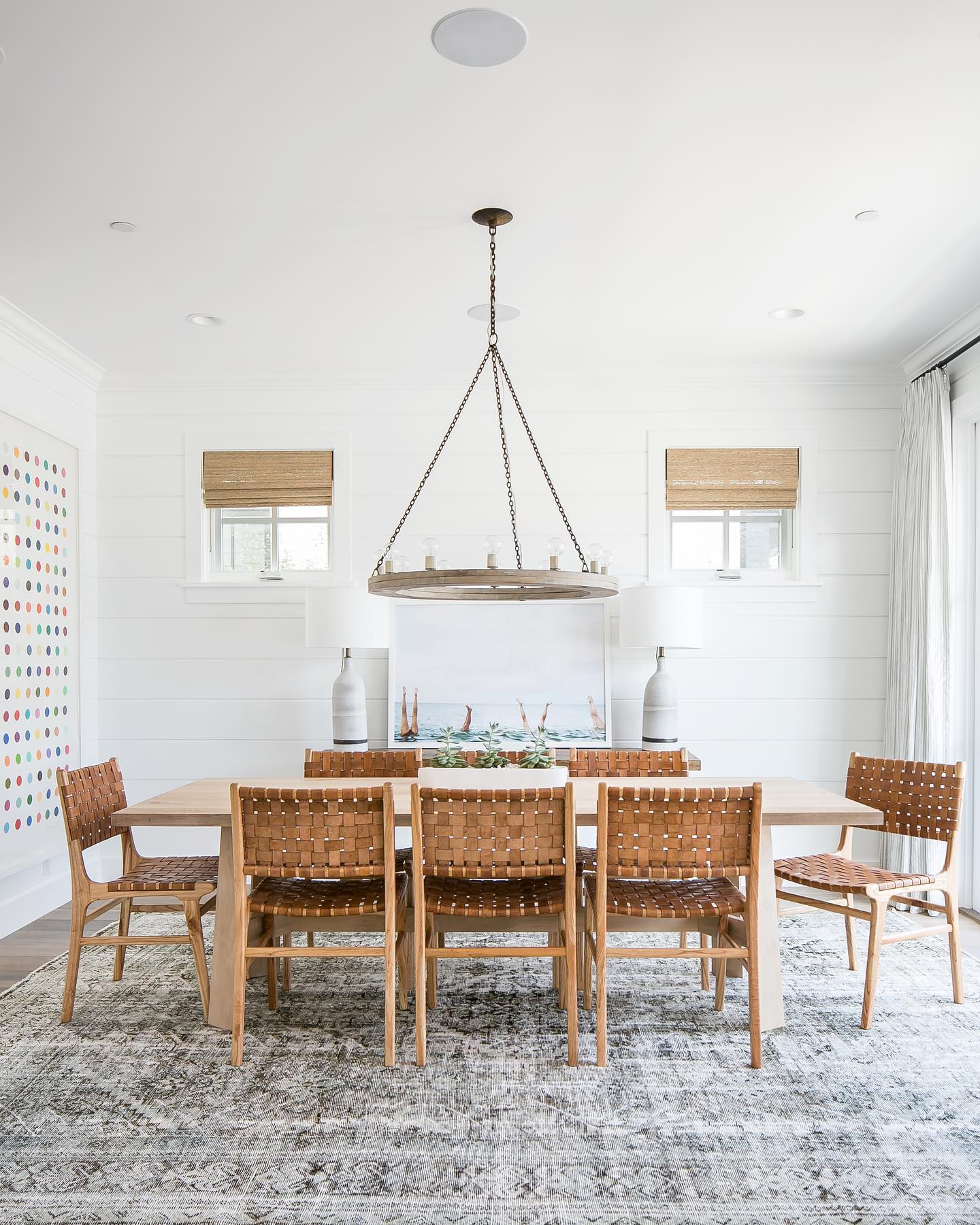 Armirila Vintage Industrial Wood Chandelier - Lamp Copper