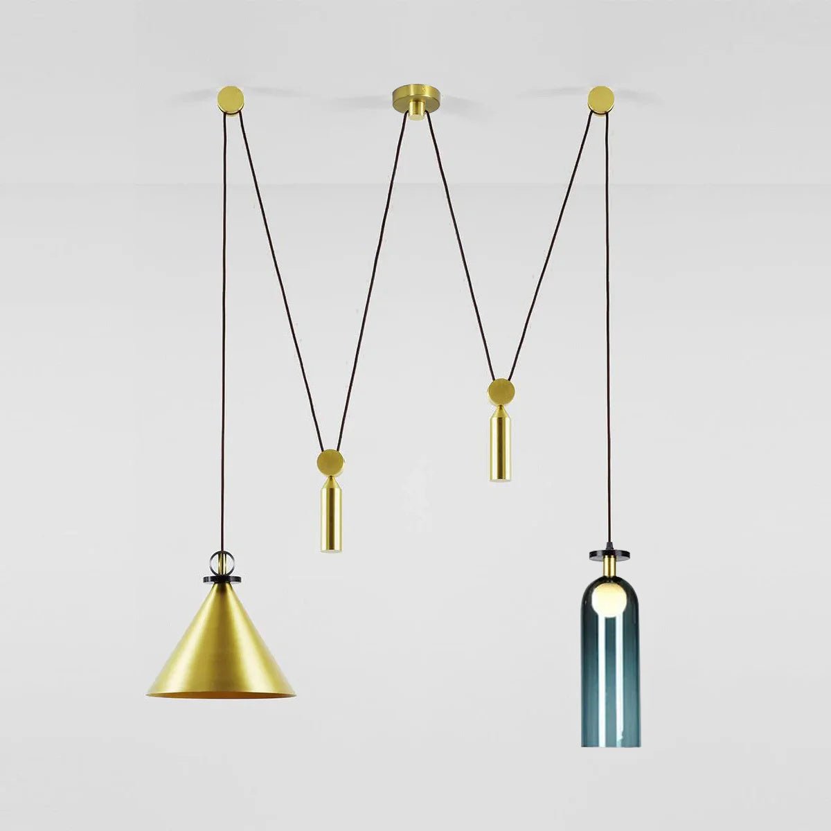 Geometric Shape Art Modern Chandelier - Blowlighting