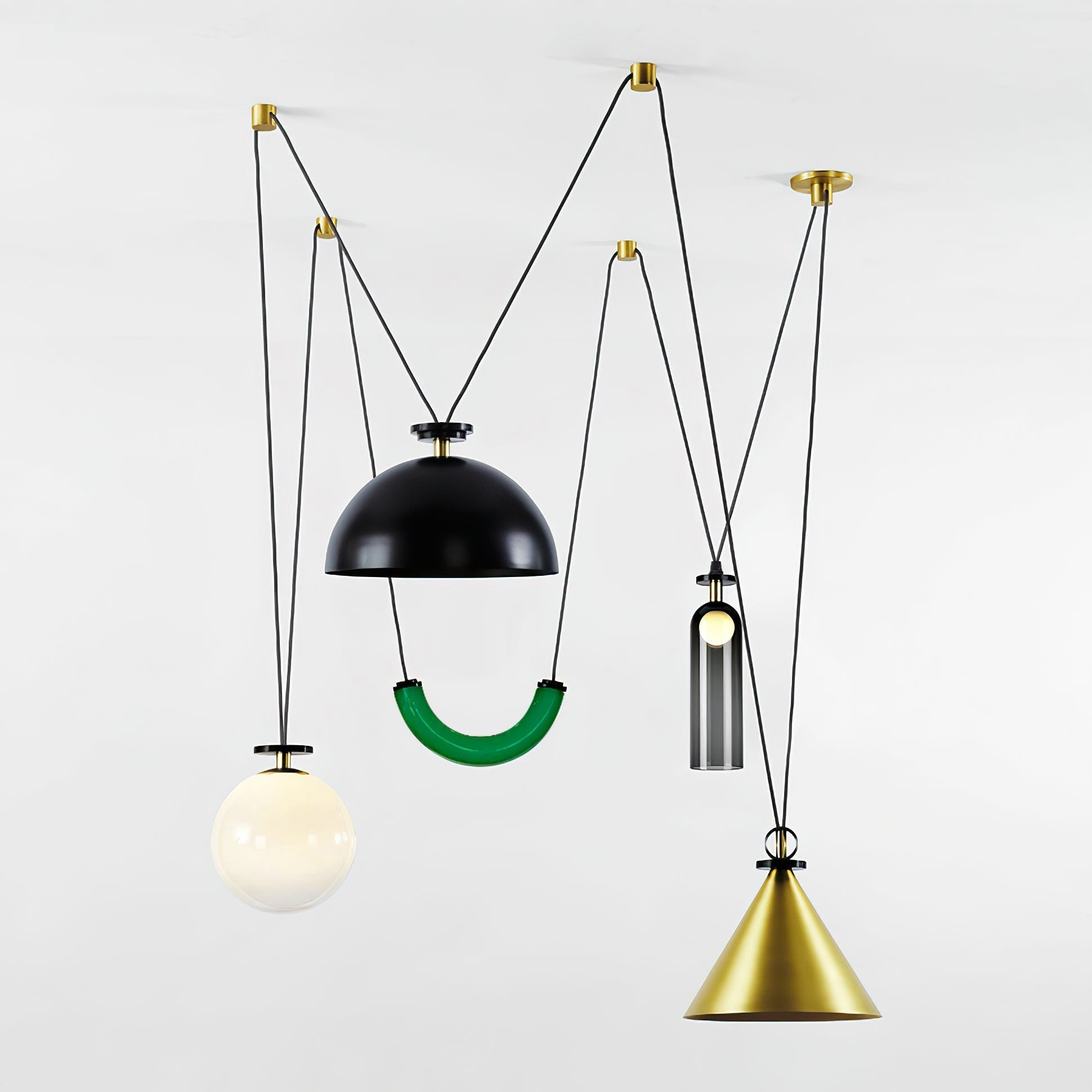 Geometric Shape Art Modern Chandelier - Blowlighting
