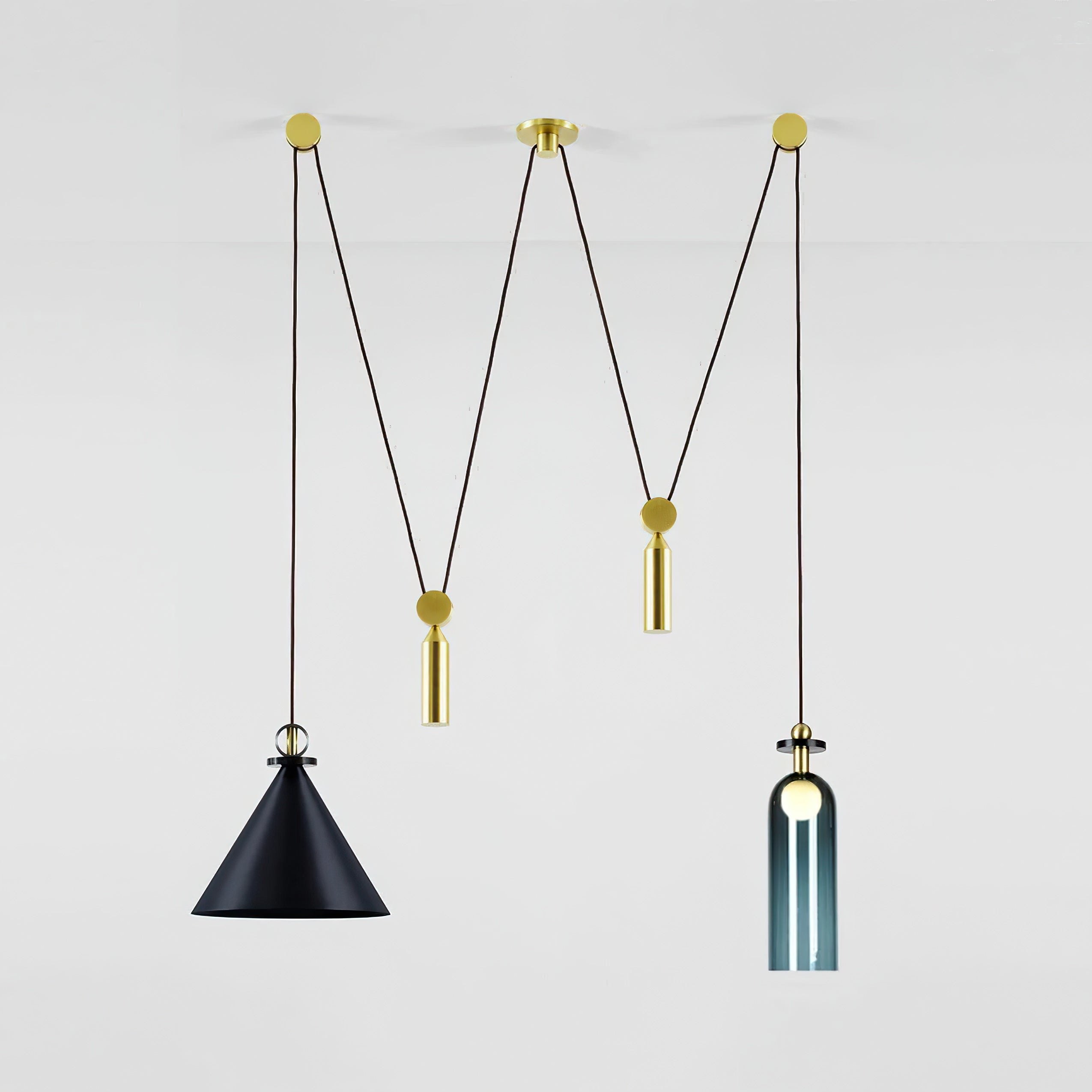 Geometric Shape Art Modern Chandelier - Blowlighting